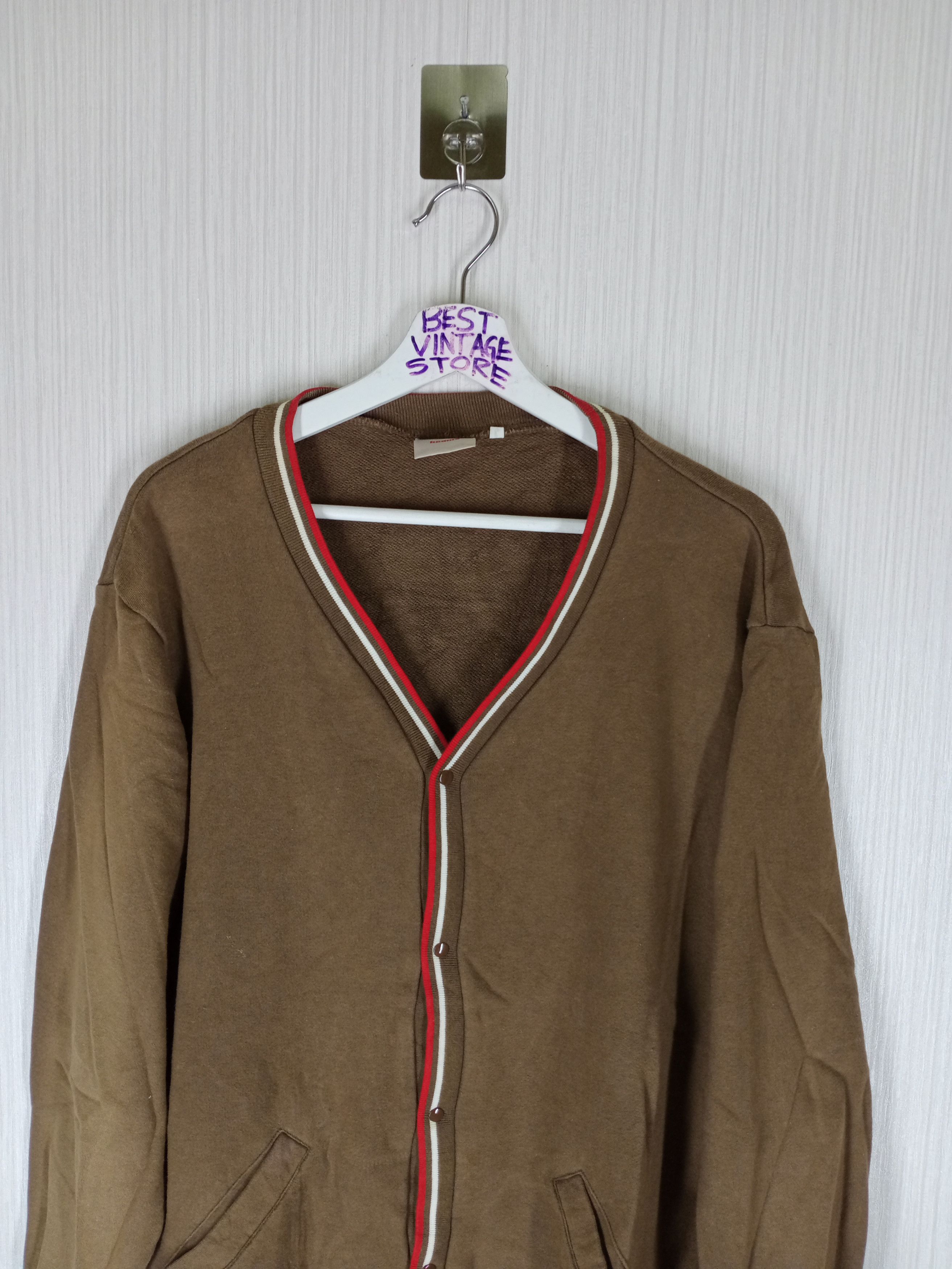 Beams Plus Distressed Vintage 90s Beams Cardigan Sun Faded Size US L / EU 52-54 / 3 - 6 Thumbnail