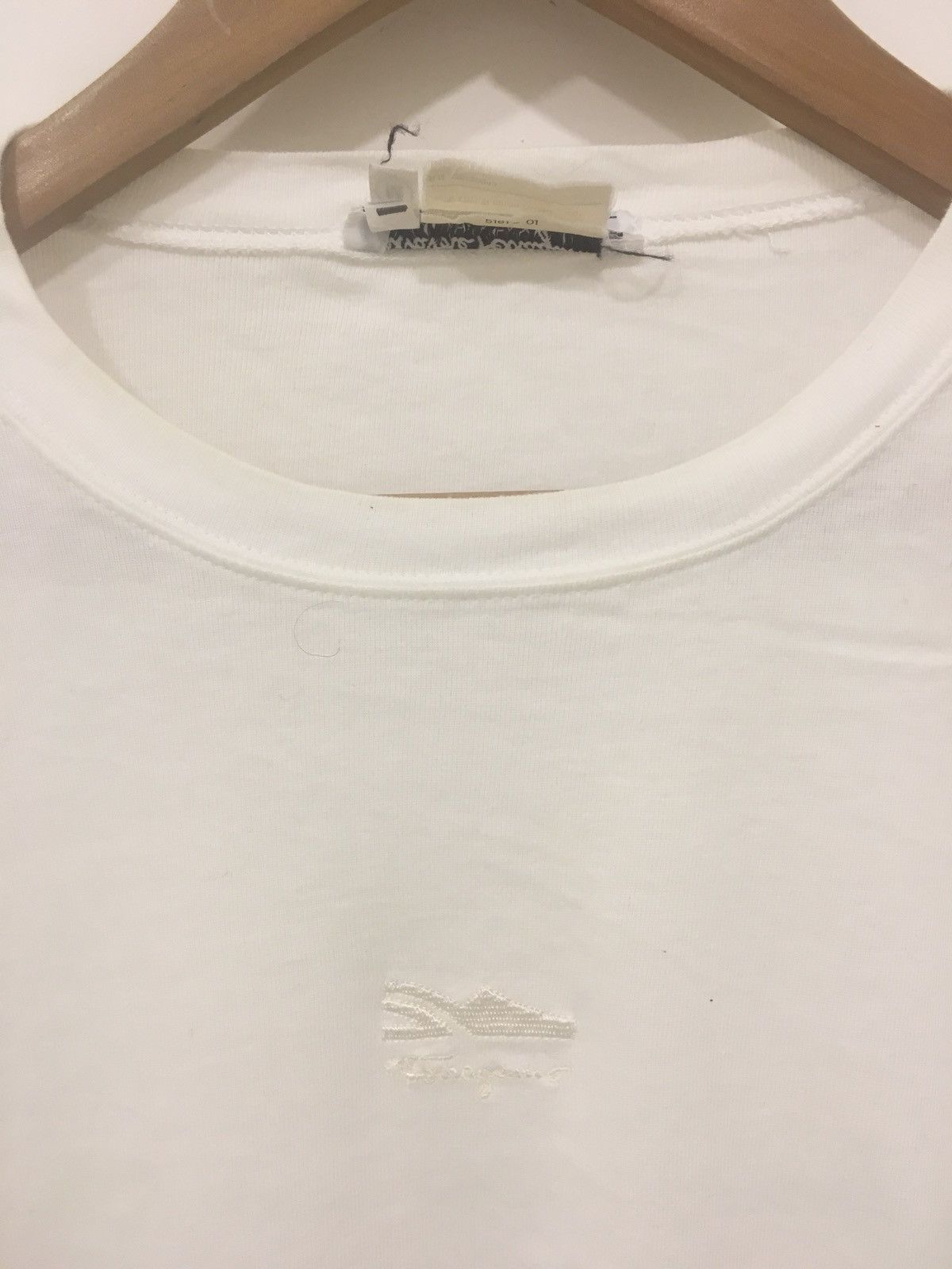 Salvatore Ferragamo white tee Size US M / EU 48-50 / 2 - 1 Thumbnail