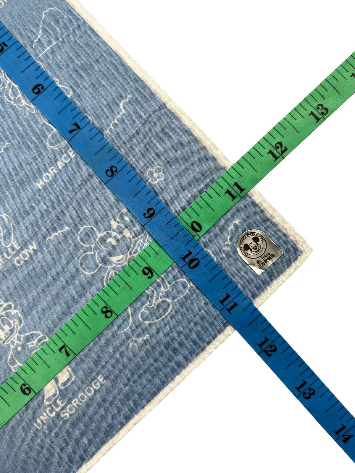 Disney Mickey Mouse & His Friends Handkerchief Bandana Pocketsquare Size ONE SIZE - 5 Thumbnail