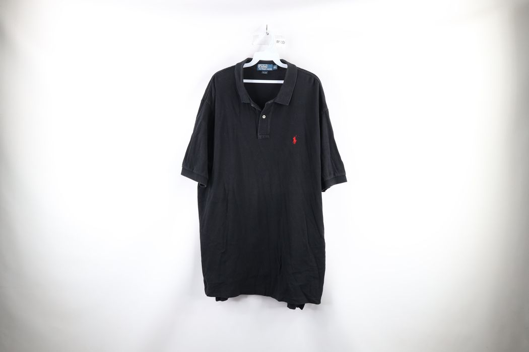 Ralph Lauren Vintage 90s Ralph Lauren Golf Polo Shirt Black Cotton