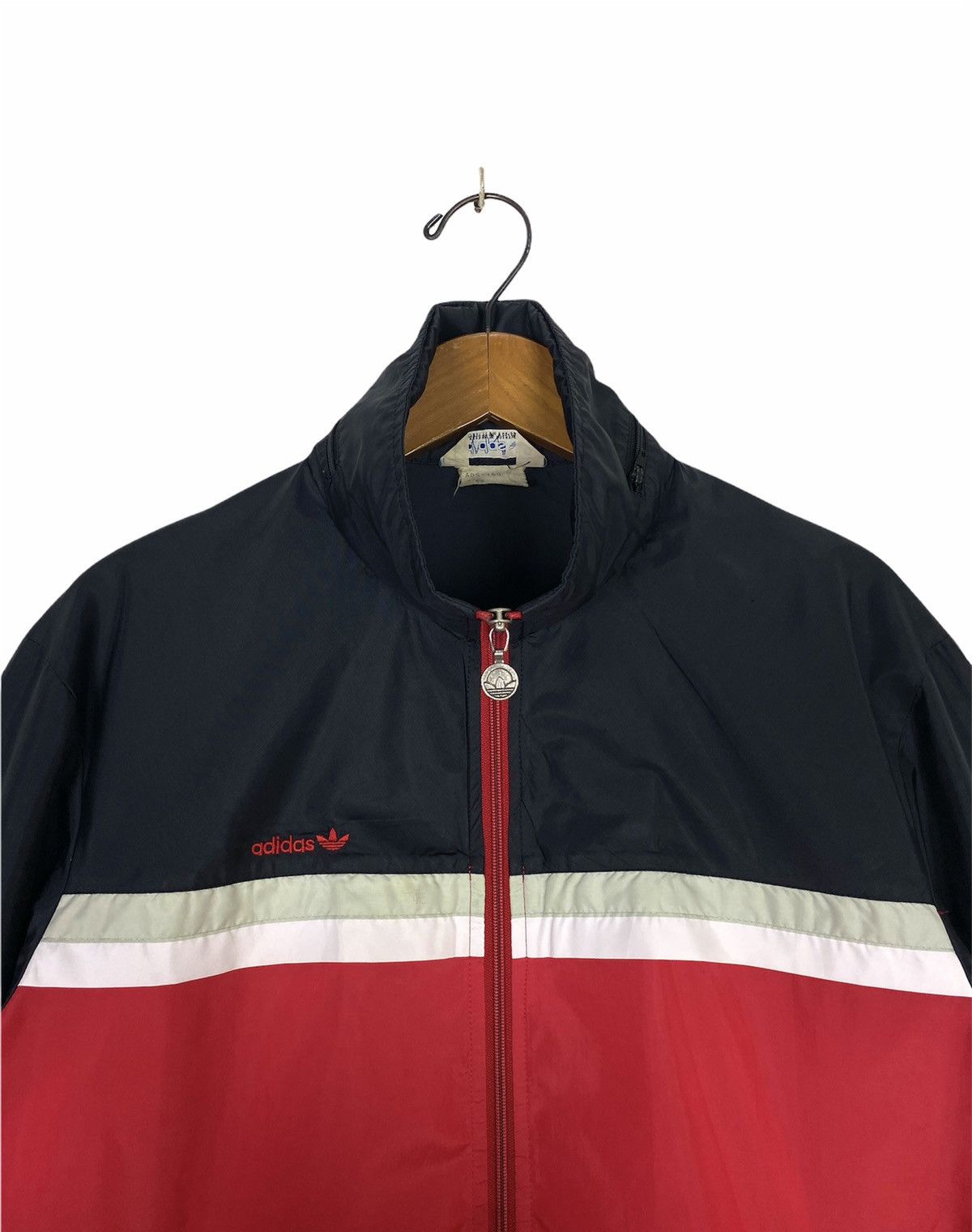 Adidas ✔️Rare‼️Adidas Trefoil Windbreker Embroided Small Logo Large Size US L / EU 52-54 / 3 - 2 Thumbnail