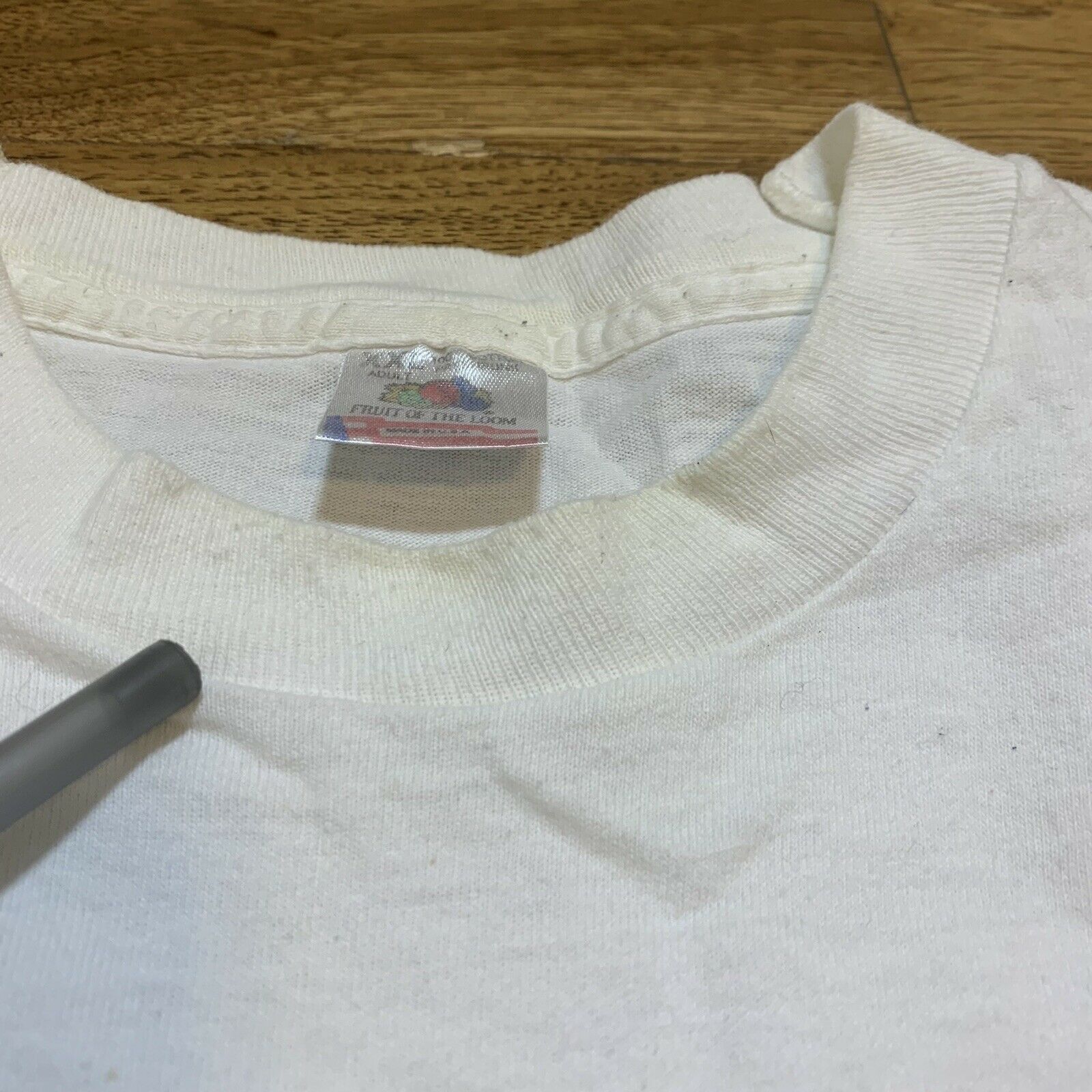 Other × Vintage Vintage 90s Freshmen MBA Track USA 1996 White T-Shirt XL/L Size US L / EU 52-54 / 3 - 5 Thumbnail