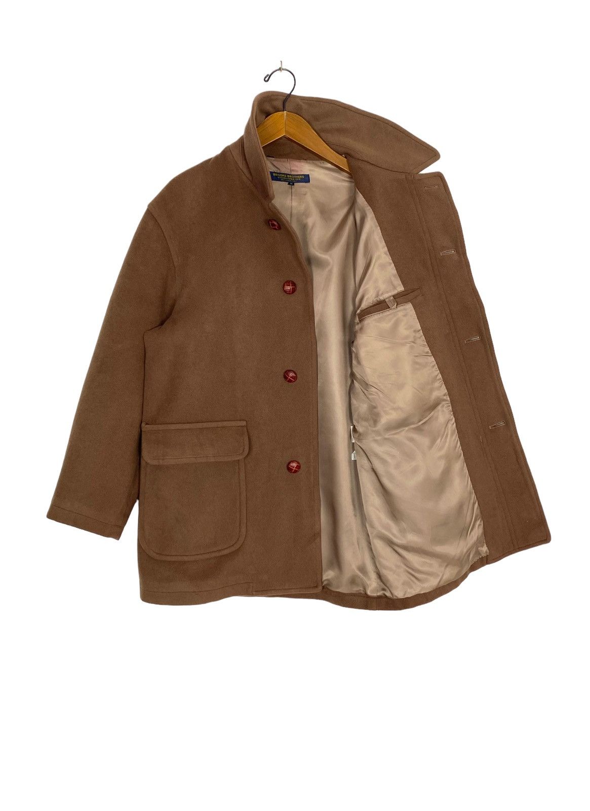 Brooks Brothers Rare‼️ Vintage Brooks Brothers Wool Coat Made in Japan Size US M / EU 48-50 / 2 - 2 Thumbnail