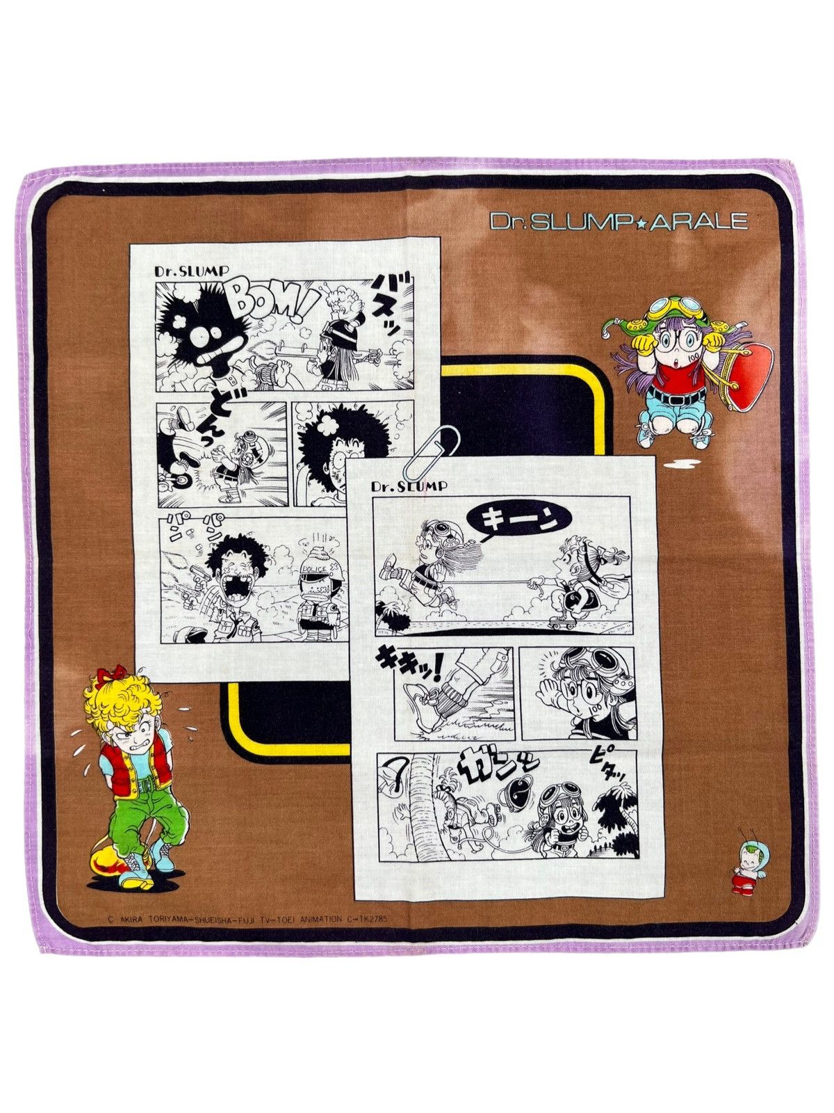 Anime Dr Slump Arale Handkerchief Neckerchief Bandana Pocketsquare Size ONE SIZE - 1 Thumbnail
