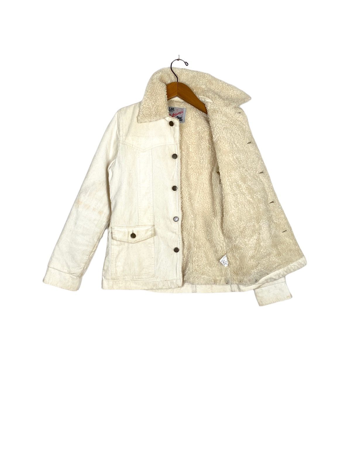 Lee Rare‼️ Lee Riders Corduroy Sherpa Sherpa Coat Small Size Size US S / EU 44-46 / 1 - 2 Thumbnail