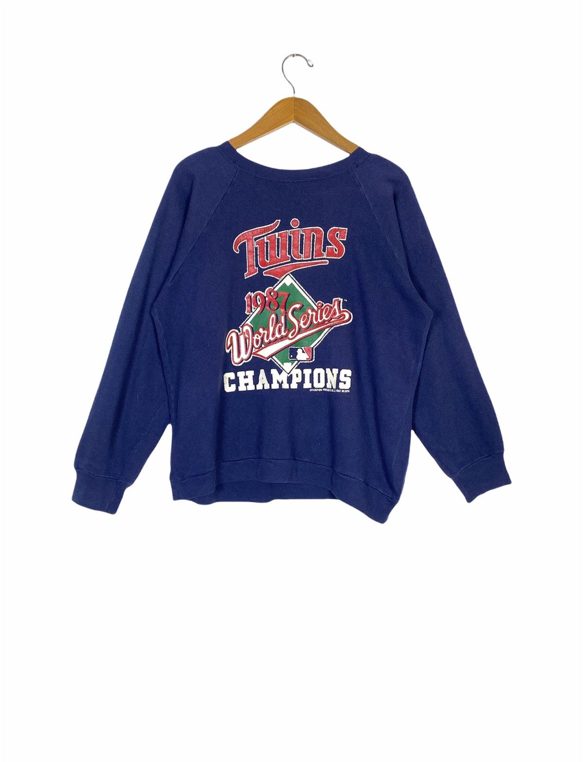 Champion Rare‼️Vintage Champion Mlb Minnesota Twins 1987 World Series Size US M / EU 48-50 / 2 - 1 Thumbnail