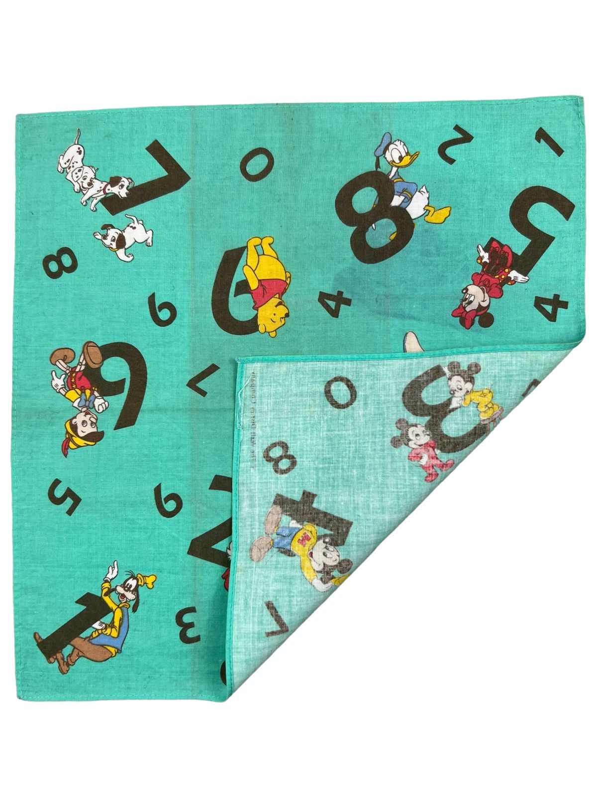 Disney Daiichi Seimei Handkerchief Neckerchief Bandana Pocketsquare Size ONE SIZE - 3 Thumbnail