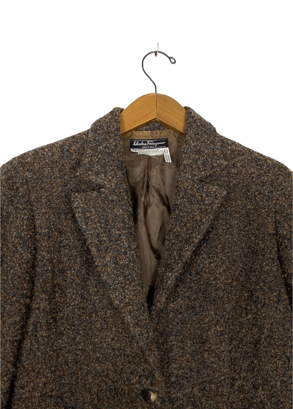 Salvatore Ferragamo Rare‼️Salvatore Ferragamo Coat Large Size Made in Italy Size L / US 10 / IT 46 - 2 Thumbnail