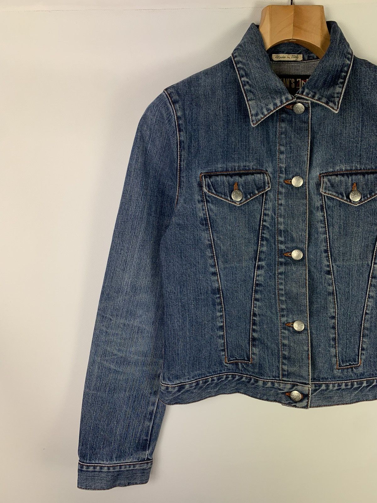 Jean Paul Gaultier VTG JPG Jean Paul Gaultier Jeans women denim trucker jacket Size M / US 6-8 / IT 42-44 - 8 Thumbnail