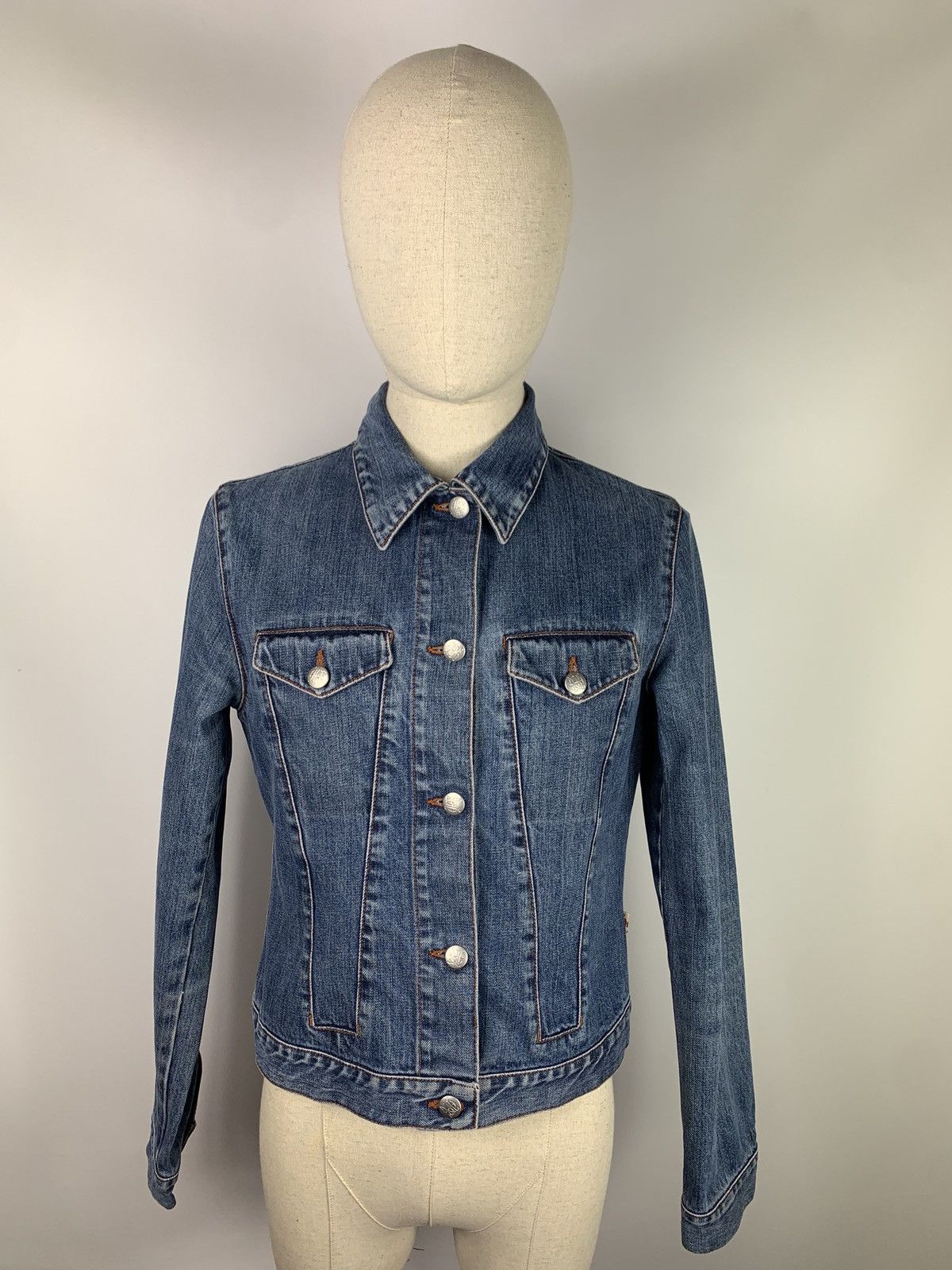 Jean Paul Gaultier VTG JPG Jean Paul Gaultier Jeans women denim trucker jacket Size M / US 6-8 / IT 42-44 - 1 Thumbnail