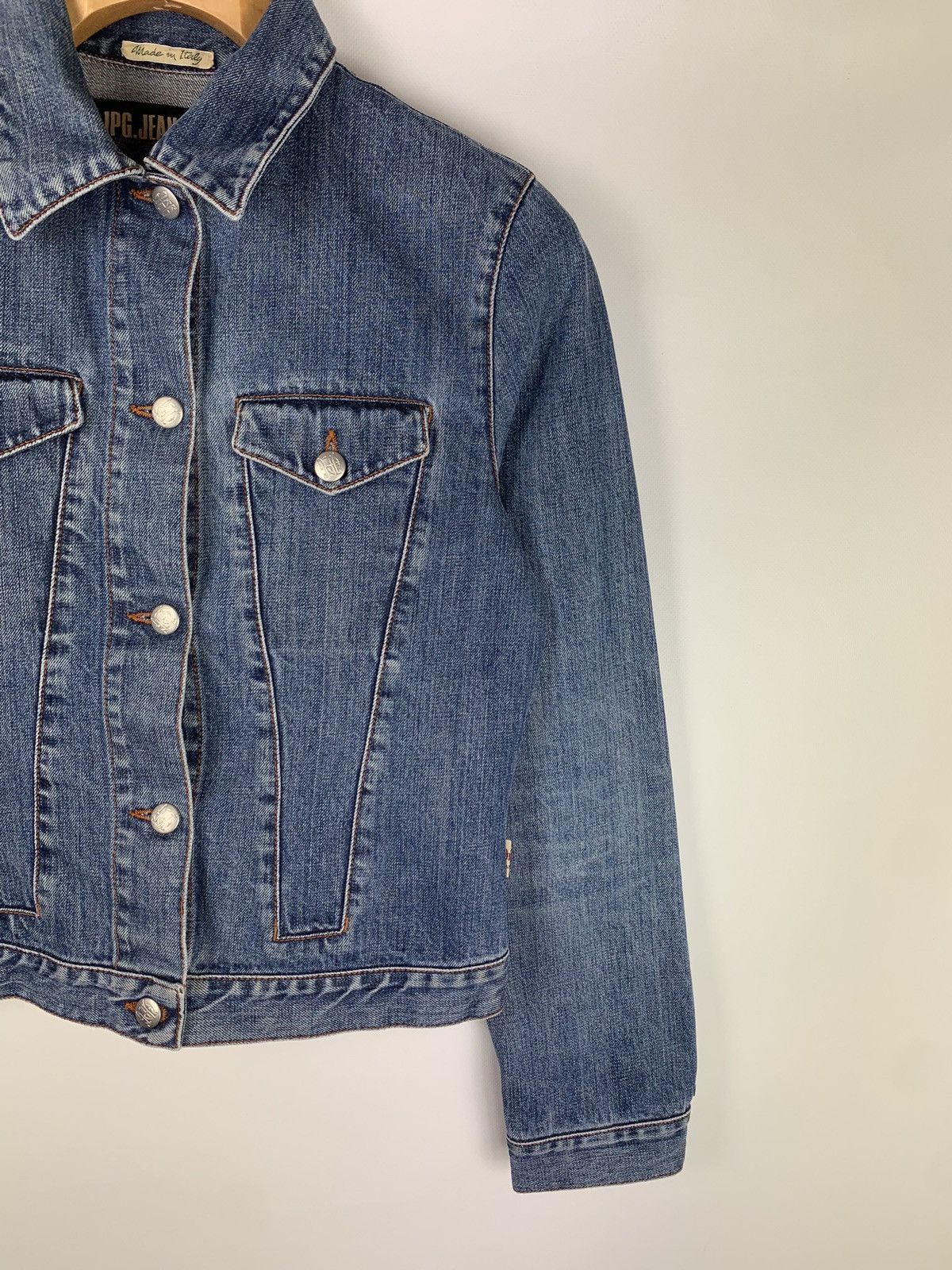 Jean Paul Gaultier VTG JPG Jean Paul Gaultier Jeans women denim trucker jacket Size M / US 6-8 / IT 42-44 - 7 Thumbnail