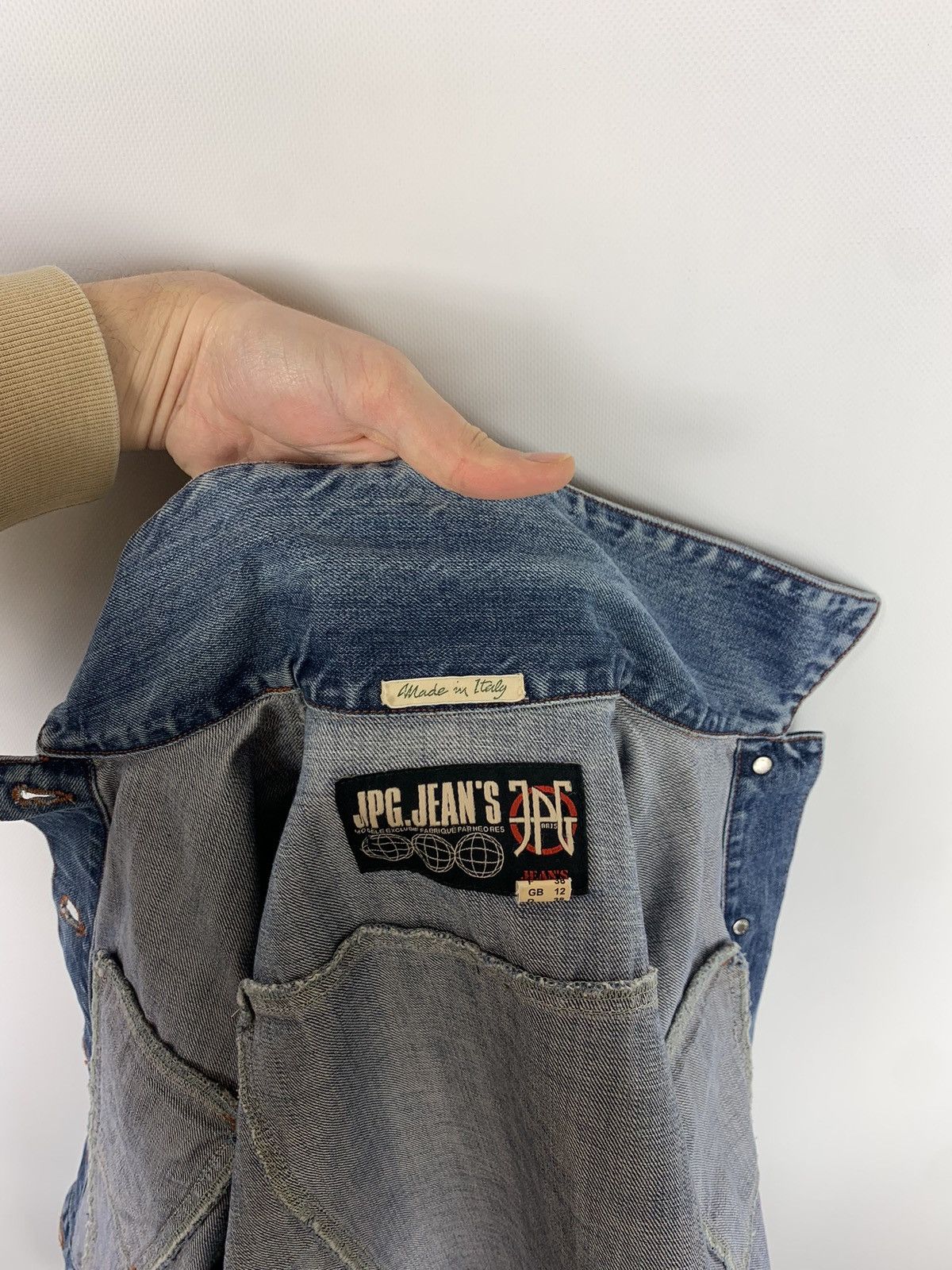 Jean Paul Gaultier VTG JPG Jean Paul Gaultier Jeans women denim trucker jacket Size M / US 6-8 / IT 42-44 - 24 Thumbnail