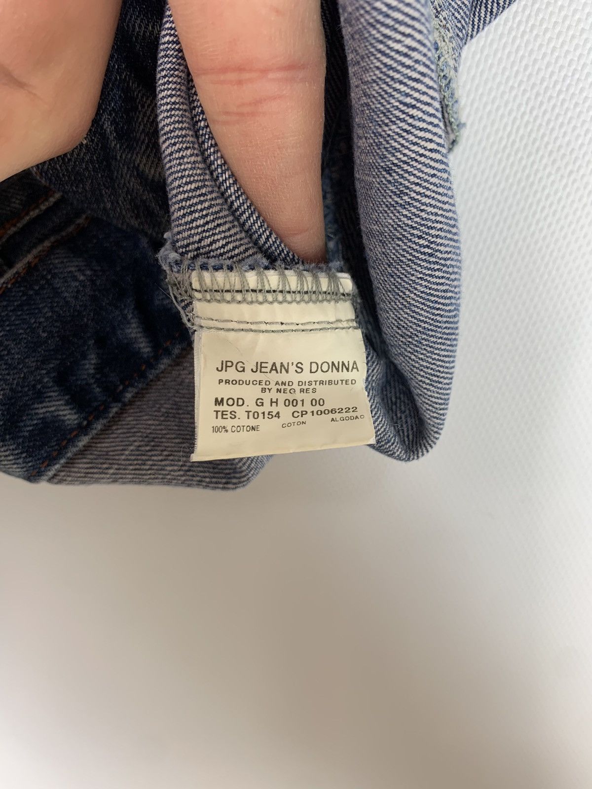 Jean Paul Gaultier VTG JPG Jean Paul Gaultier Jeans women denim trucker jacket Size M / US 6-8 / IT 42-44 - 22 Thumbnail