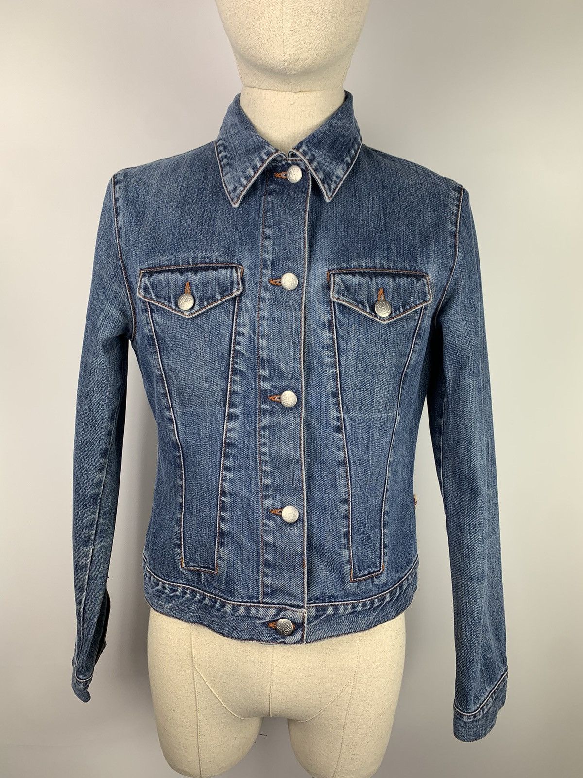 Jean Paul Gaultier VTG JPG Jean Paul Gaultier Jeans women denim trucker jacket Size M / US 6-8 / IT 42-44 - 2 Thumbnail