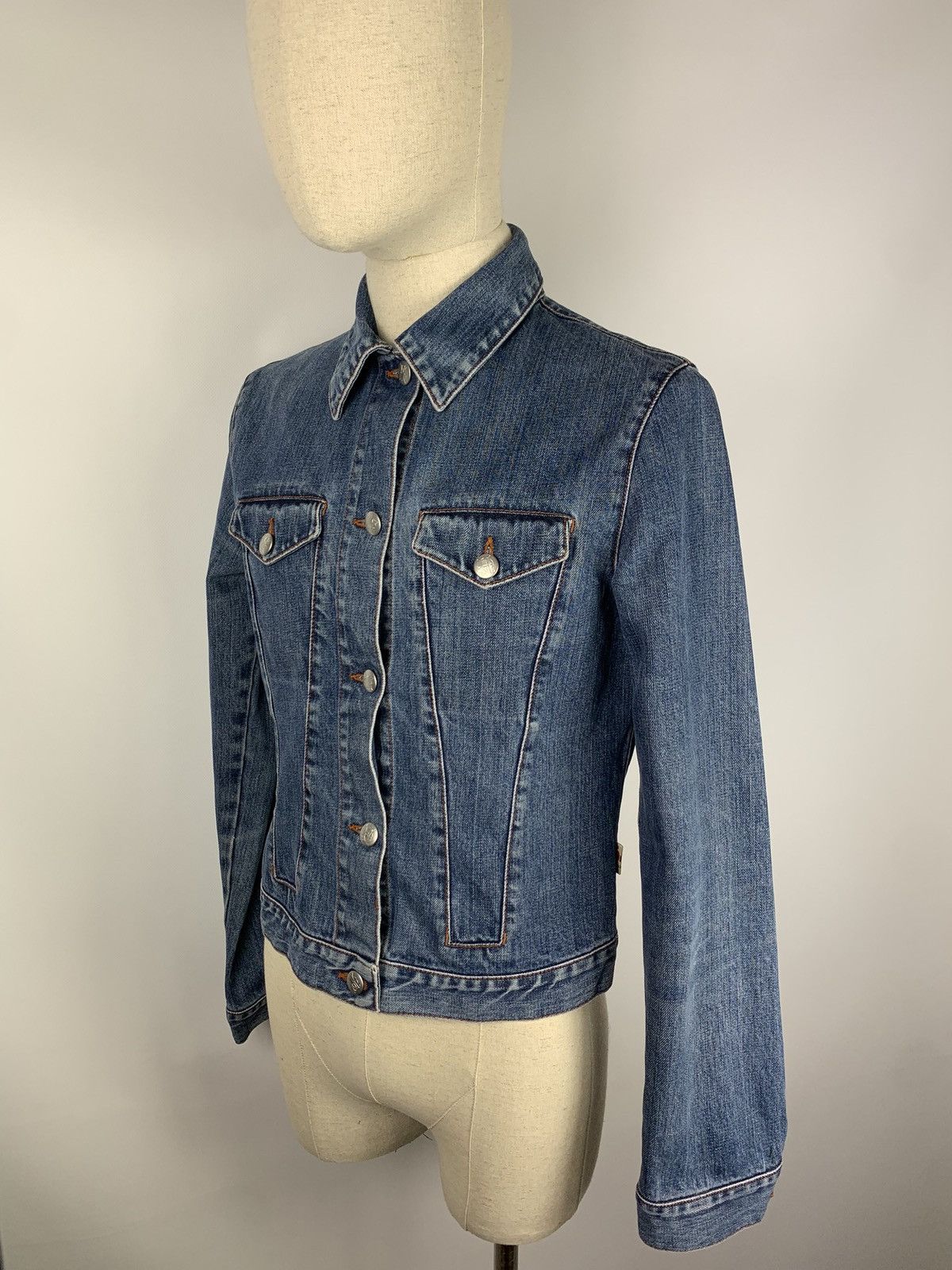 Jean Paul Gaultier VTG JPG Jean Paul Gaultier Jeans women denim trucker jacket Size M / US 6-8 / IT 42-44 - 3 Thumbnail