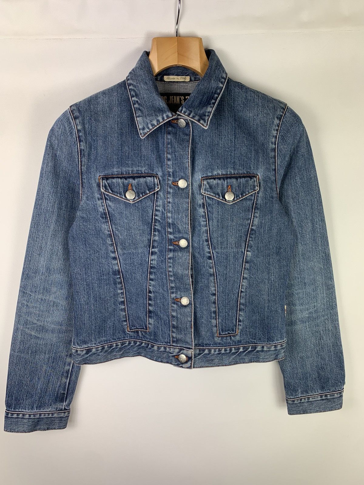 Jean Paul Gaultier VTG JPG Jean Paul Gaultier Jeans women denim trucker jacket Size M / US 6-8 / IT 42-44 - 6 Thumbnail