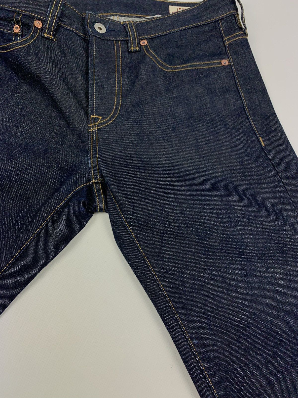Designer 157 Roots men’s selvage denim rope dyed 12 Oz jeans Size US 29 - 9 Thumbnail