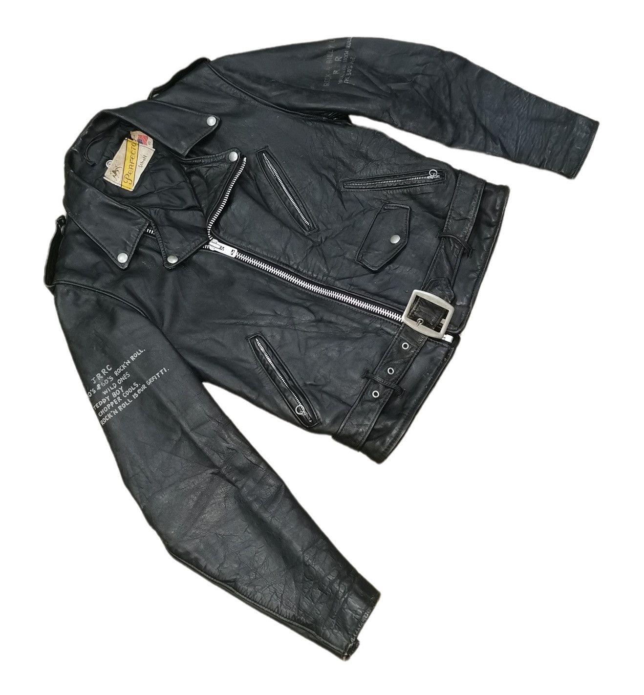 Schott Schott Perfecto 50's & 60's Rock'n Roll Leather Jacket Size US S / EU 44-46 / 1 - 7 Thumbnail
