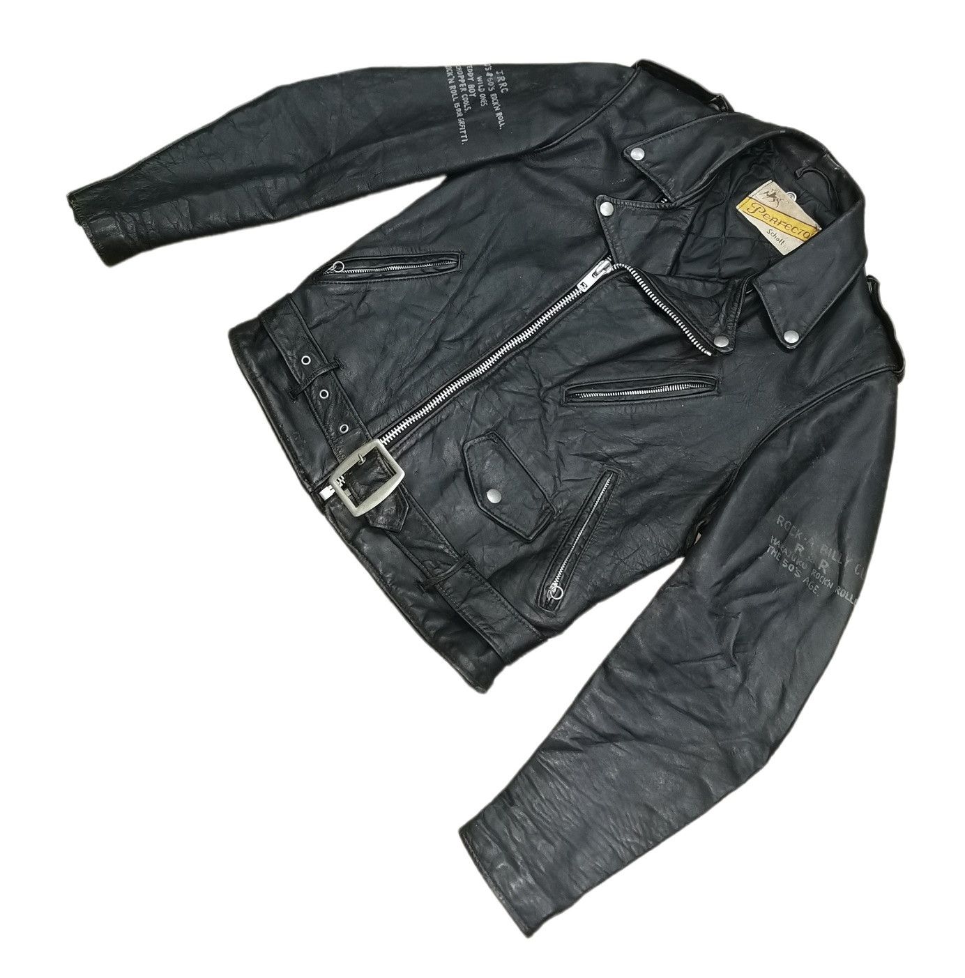 Schott Schott Perfecto 50's & 60's Rock'n Roll Leather Jacket Size US S / EU 44-46 / 1 - 8 Thumbnail