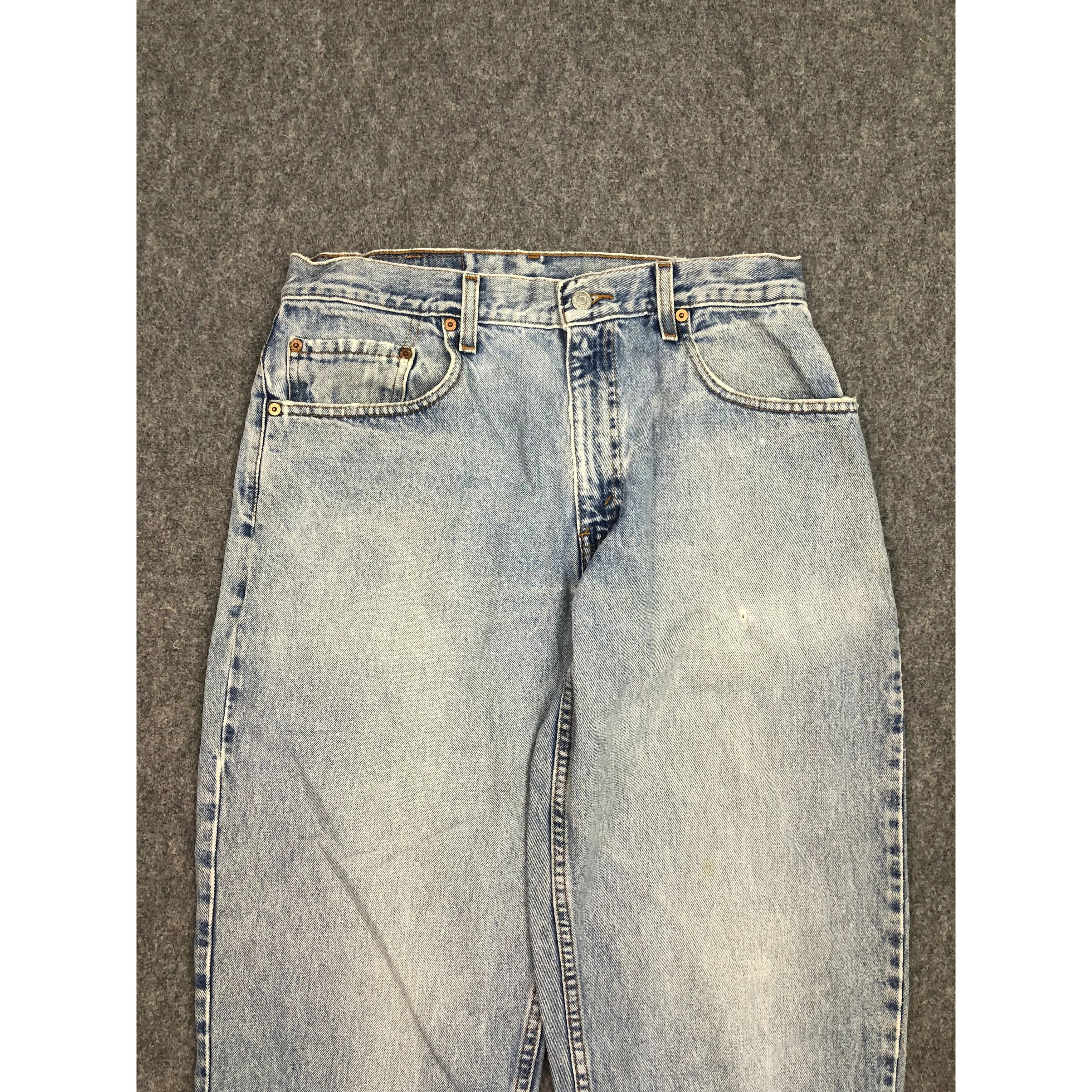 Levi's × Vintage Vintage 90s Levis 560 Jeans Lightwash DP0472 Size US 33 - 3 Thumbnail
