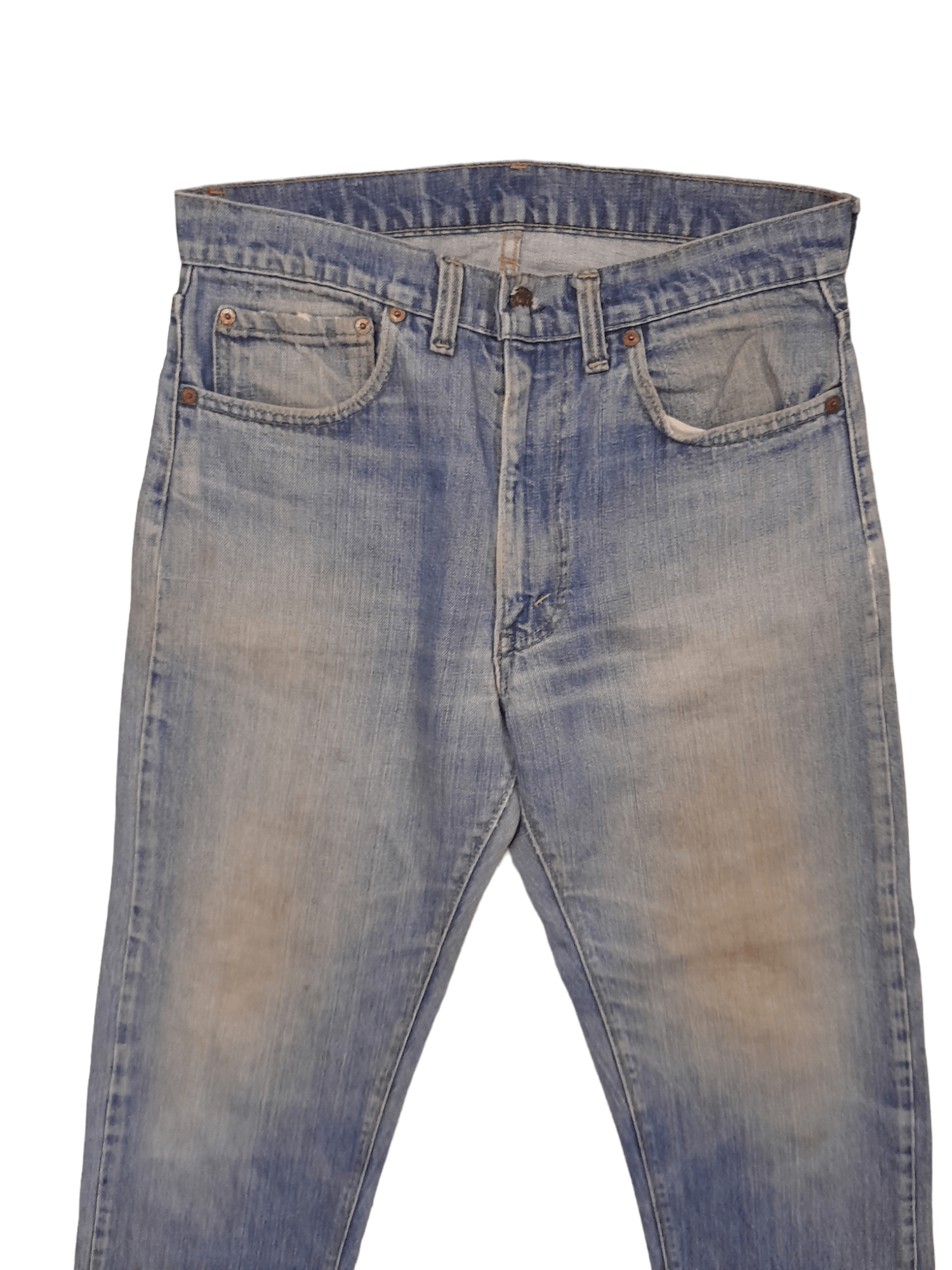 Levi's 1985 Levis 505 Denim Talon 42 Top Button Stamped #16 (E665) Size US 32 / EU 48 - 5 Thumbnail