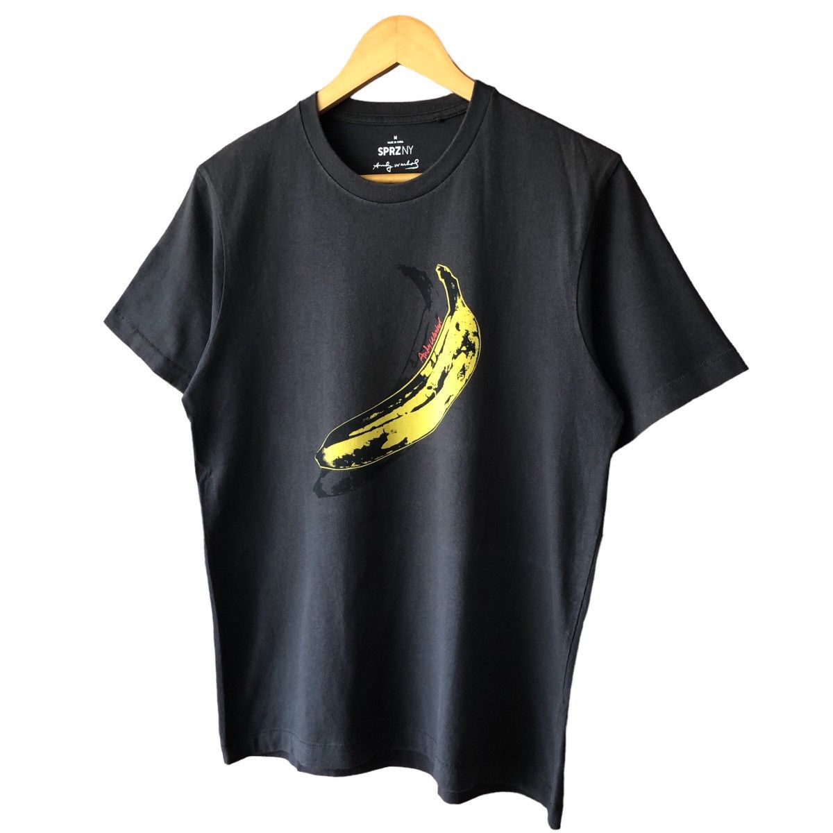 Andy Warhol × Uniqlo Andy Warhol Banana Pop Art Uniqlo Big Logo Tee Shirt M Size US M / EU 48-50 / 2 - 6 Thumbnail