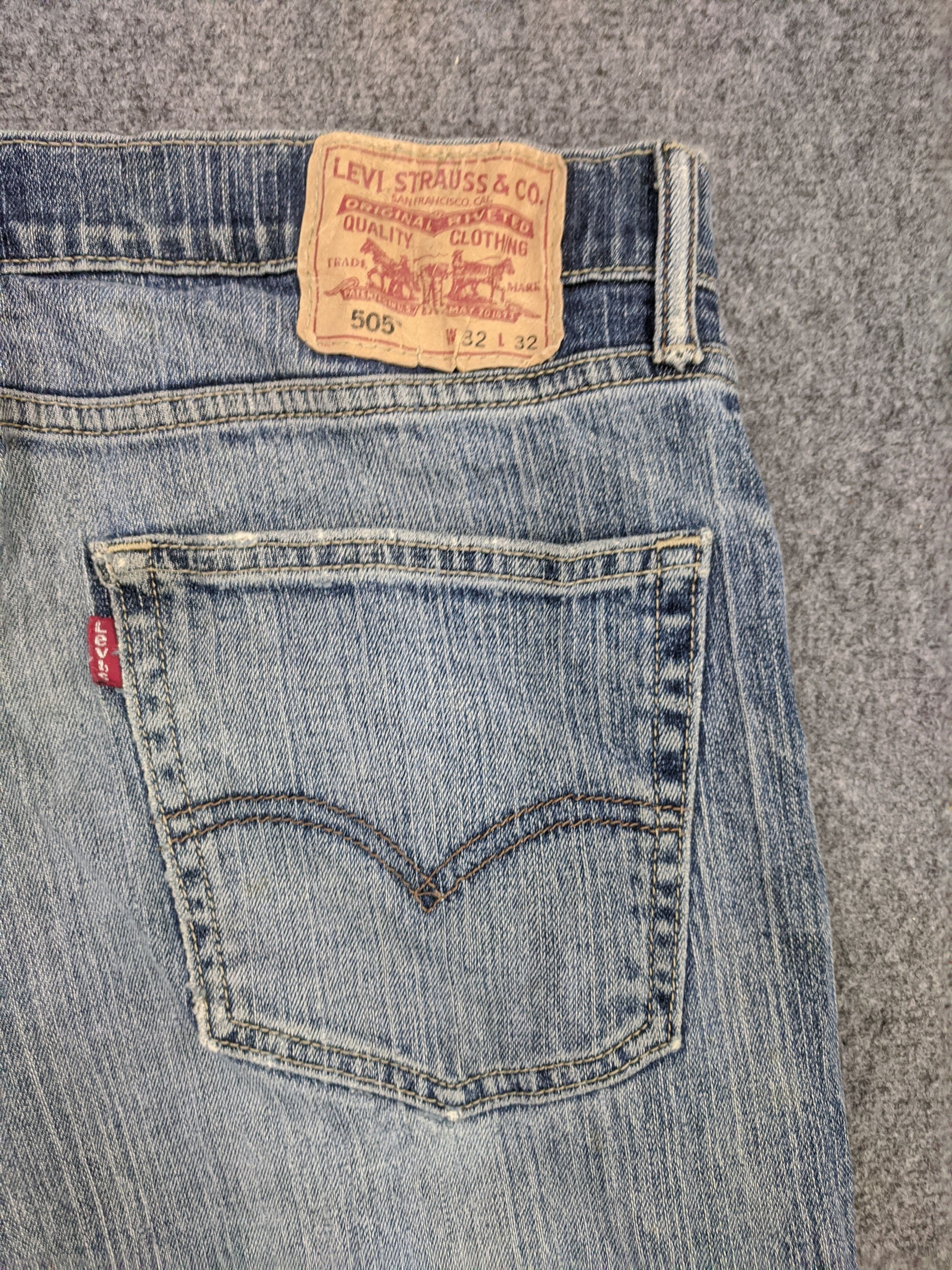 Levi's × Vintage Vintage Levis 505 Light Wash Jeans DP0689 Size US 33 - 12 Thumbnail