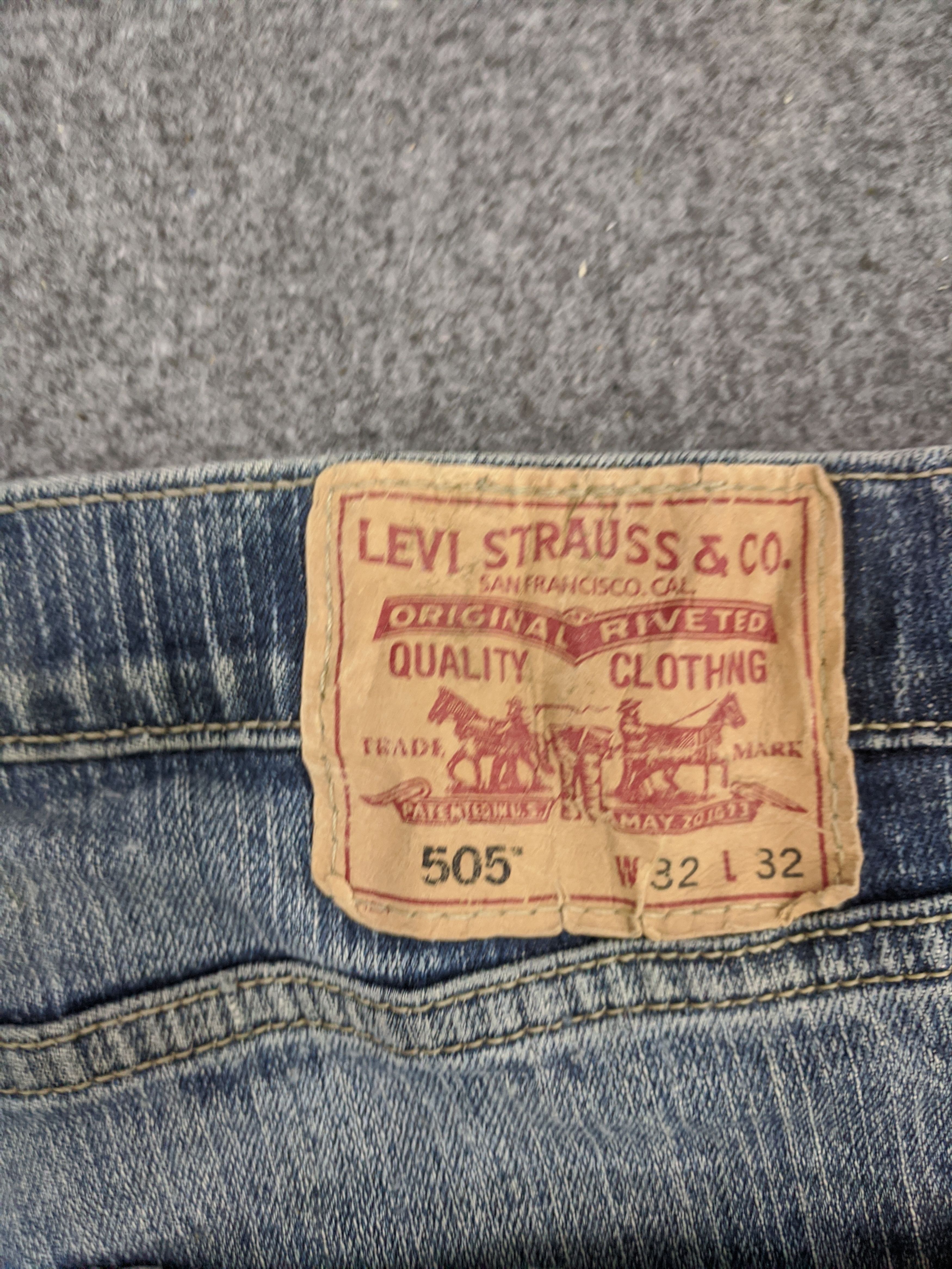 Levi's × Vintage Vintage Levis 505 Light Wash Jeans DP0689 Size US 33 - 5 Thumbnail
