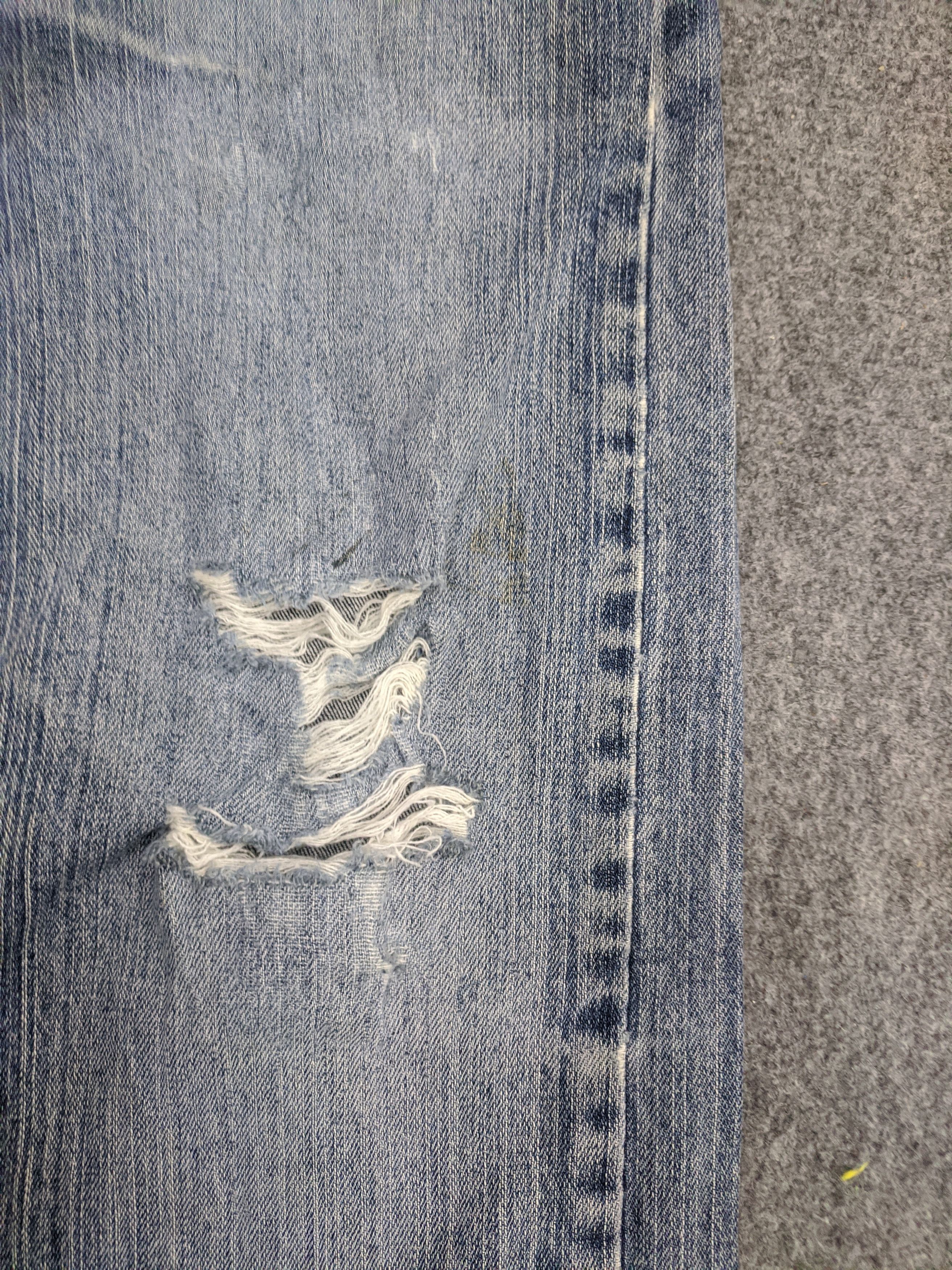 Levi's × Vintage Vintage Levis 505 Light Wash Jeans DP0689 Size US 33 - 11 Thumbnail