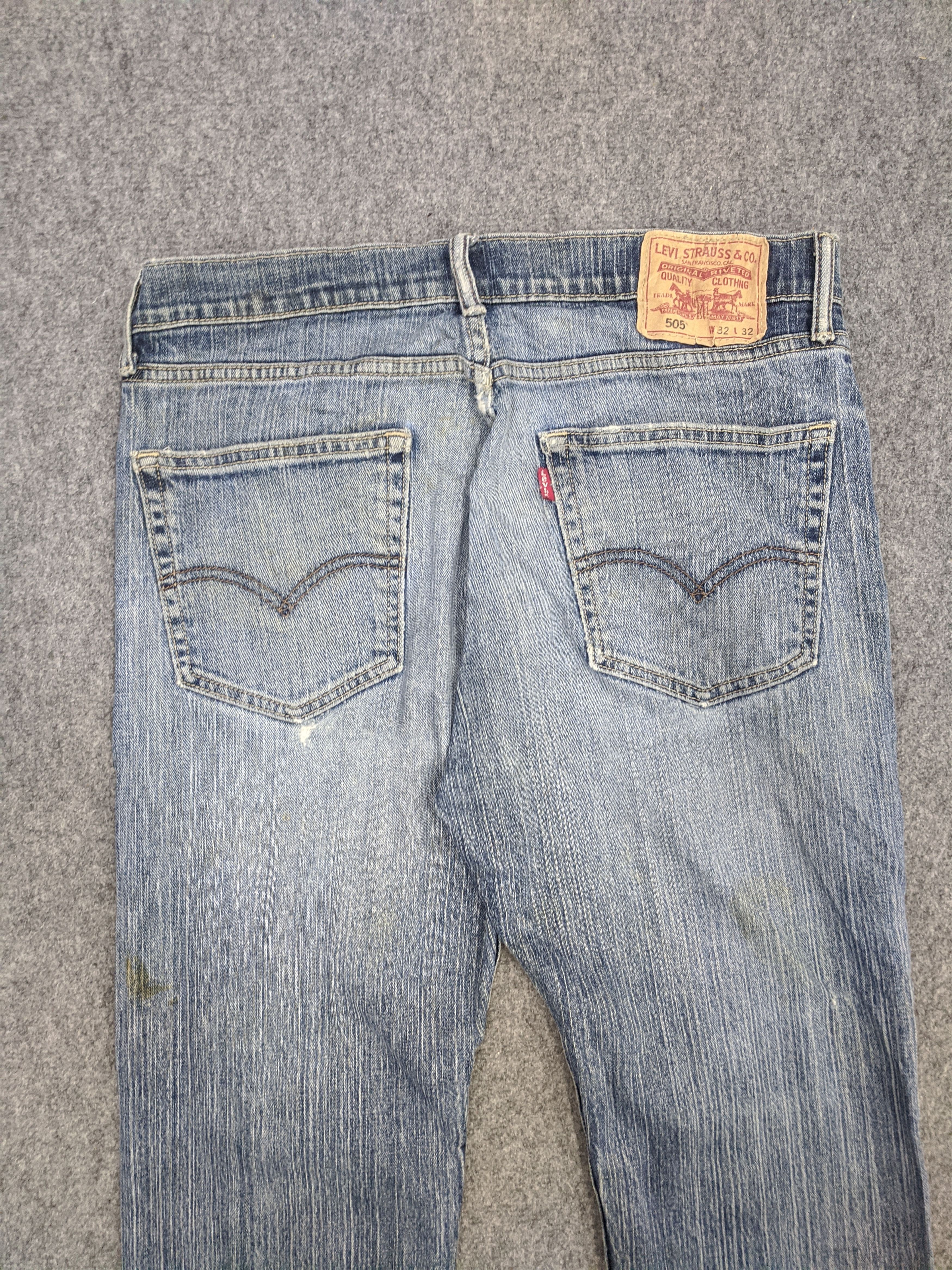 Levi's × Vintage Vintage Levis 505 Light Wash Jeans DP0689 Size US 33 - 4 Thumbnail