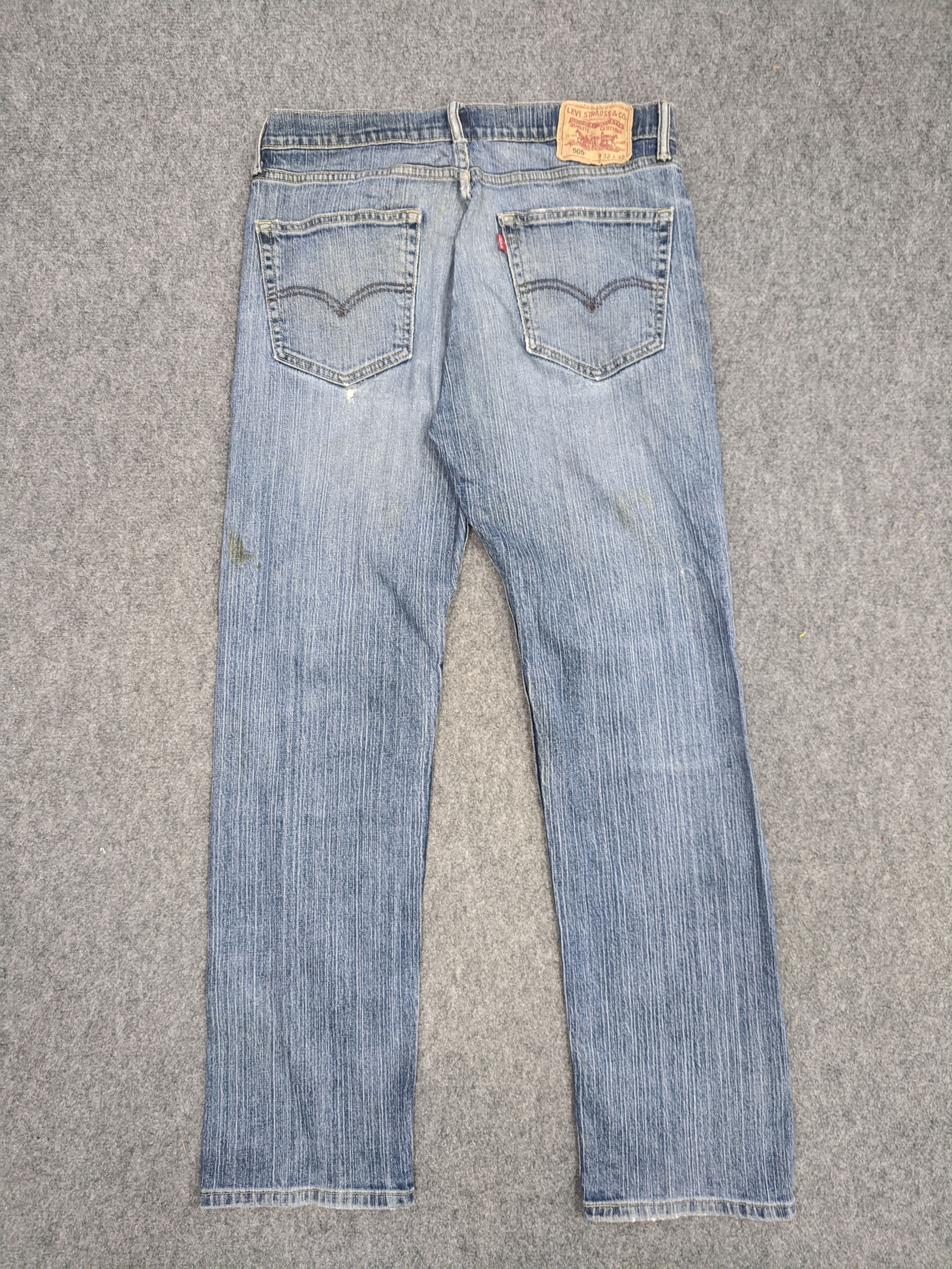 Levi's × Vintage Vintage Levis 505 Light Wash Jeans DP0689 Size US 33 - 3 Thumbnail