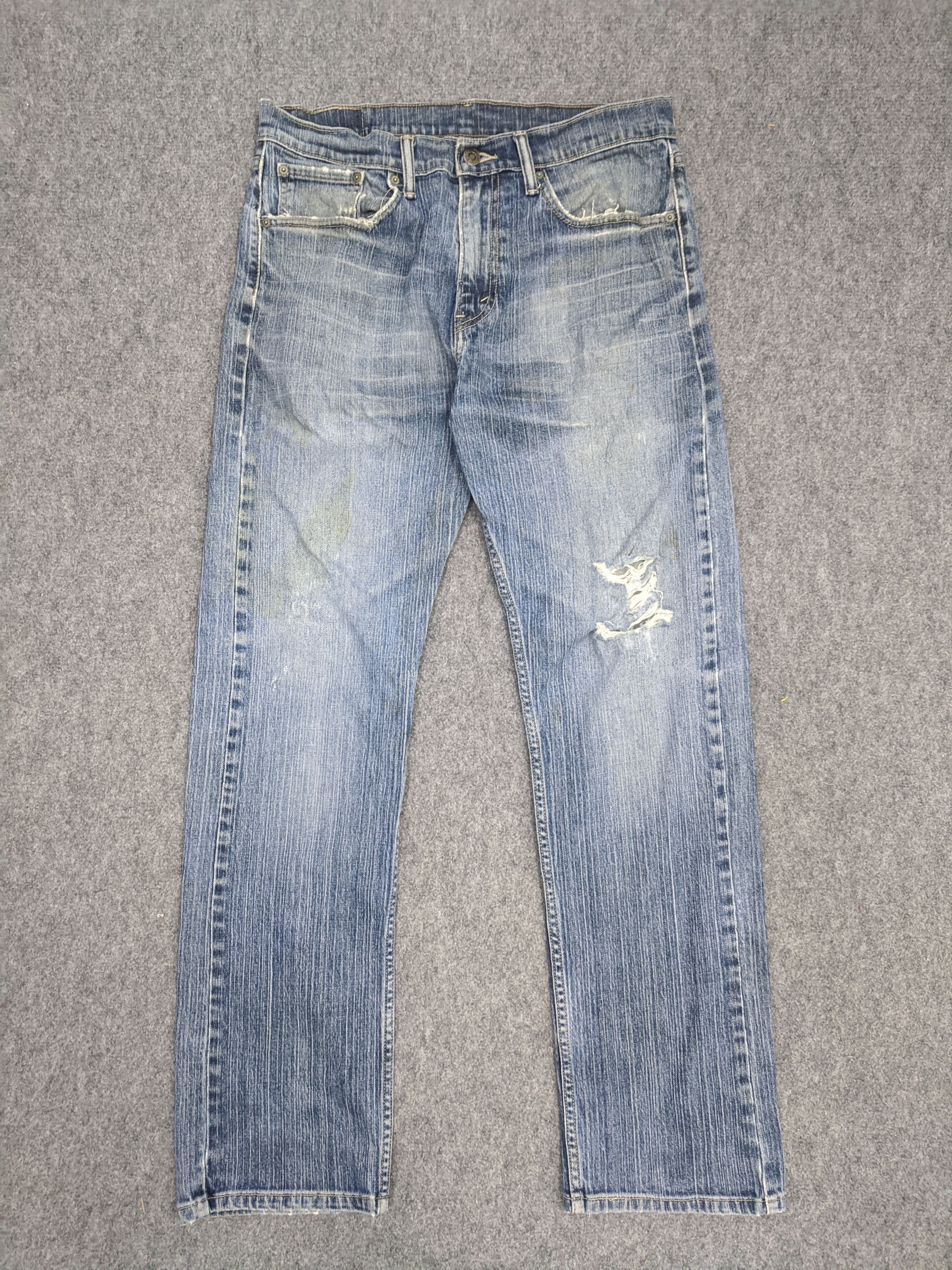 Levi's × Vintage Vintage Levis 505 Light Wash Jeans DP0689 Size US 33 - 1 Thumbnail