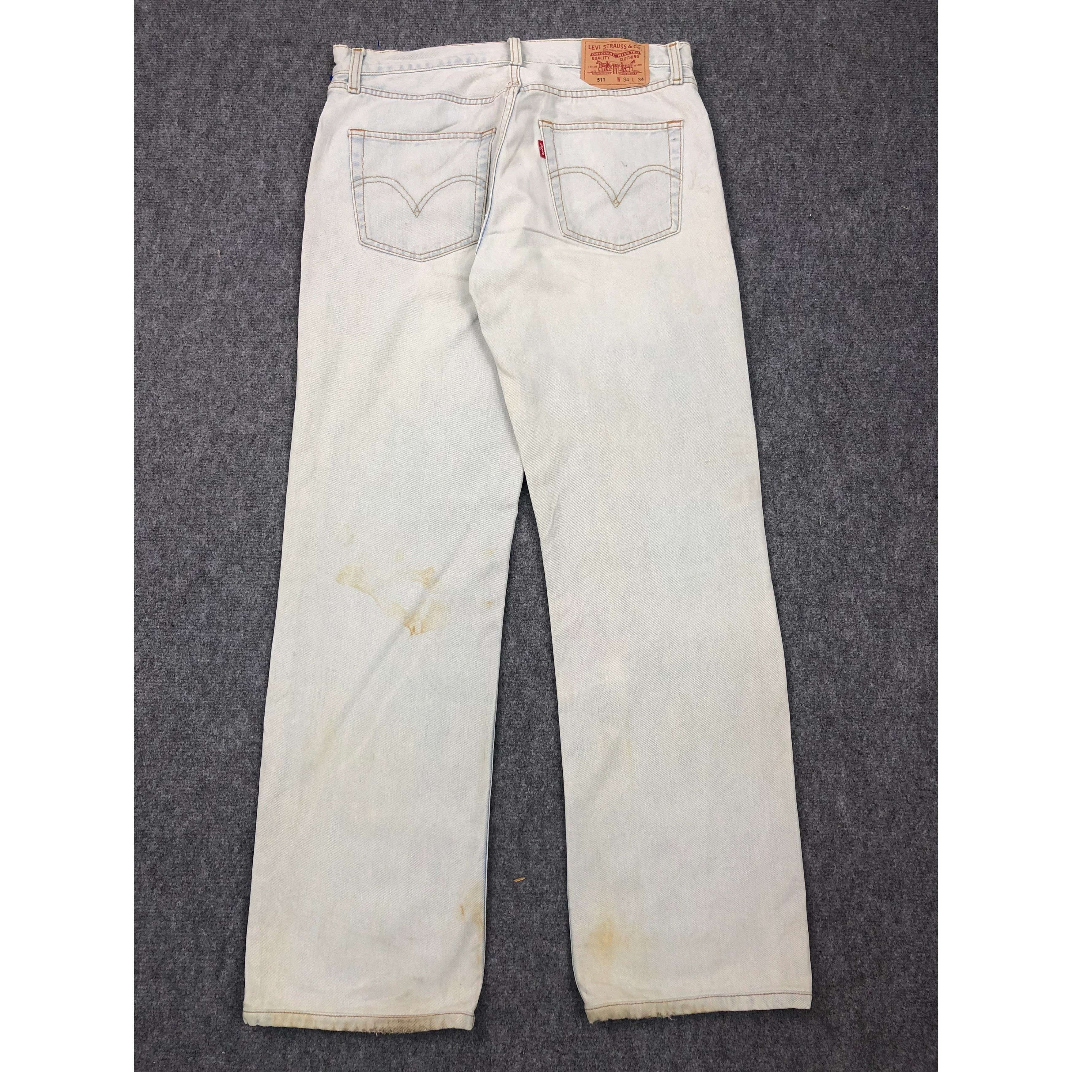 Levi's Vintage levis 511 Blue Lightwash Jeans DP0225 Size US 33 - 2 Thumbnail