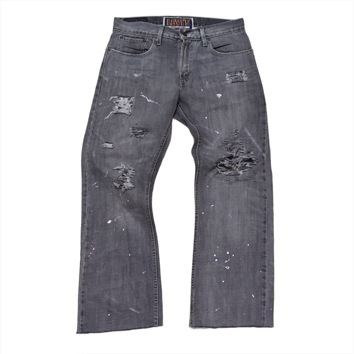 Levi's Vintage Levis Distressed Denim Pants Paint Splatter Size US 31 - 1 Thumbnail