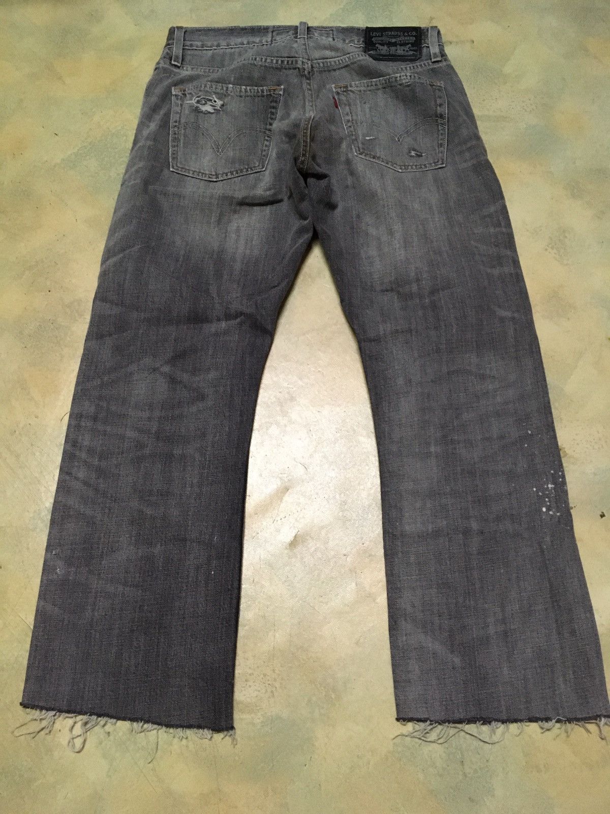 Levi's Vintage Levis Distressed Denim Pants Paint Splatter Size US 31 - 6 Thumbnail