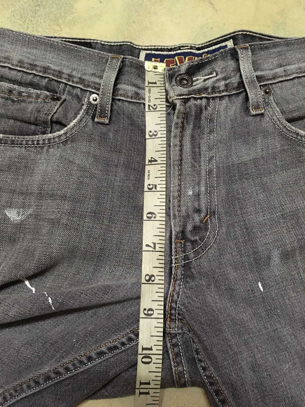 Levi's Vintage Levis Distressed Denim Pants Paint Splatter Size US 31 - 13 Thumbnail