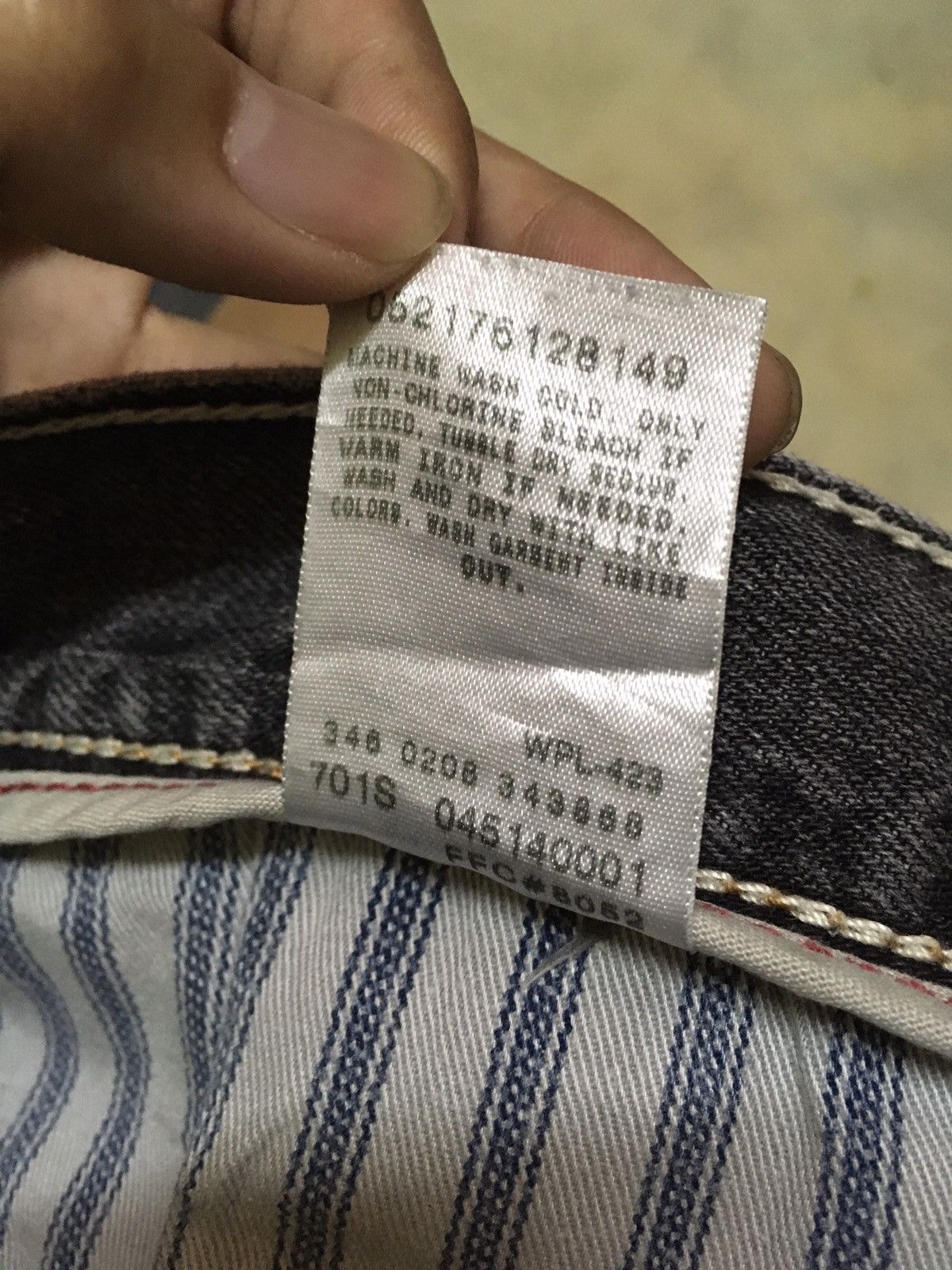 Levi's Vintage Levis Distressed Denim Pants Paint Splatter Size US 31 - 11 Thumbnail