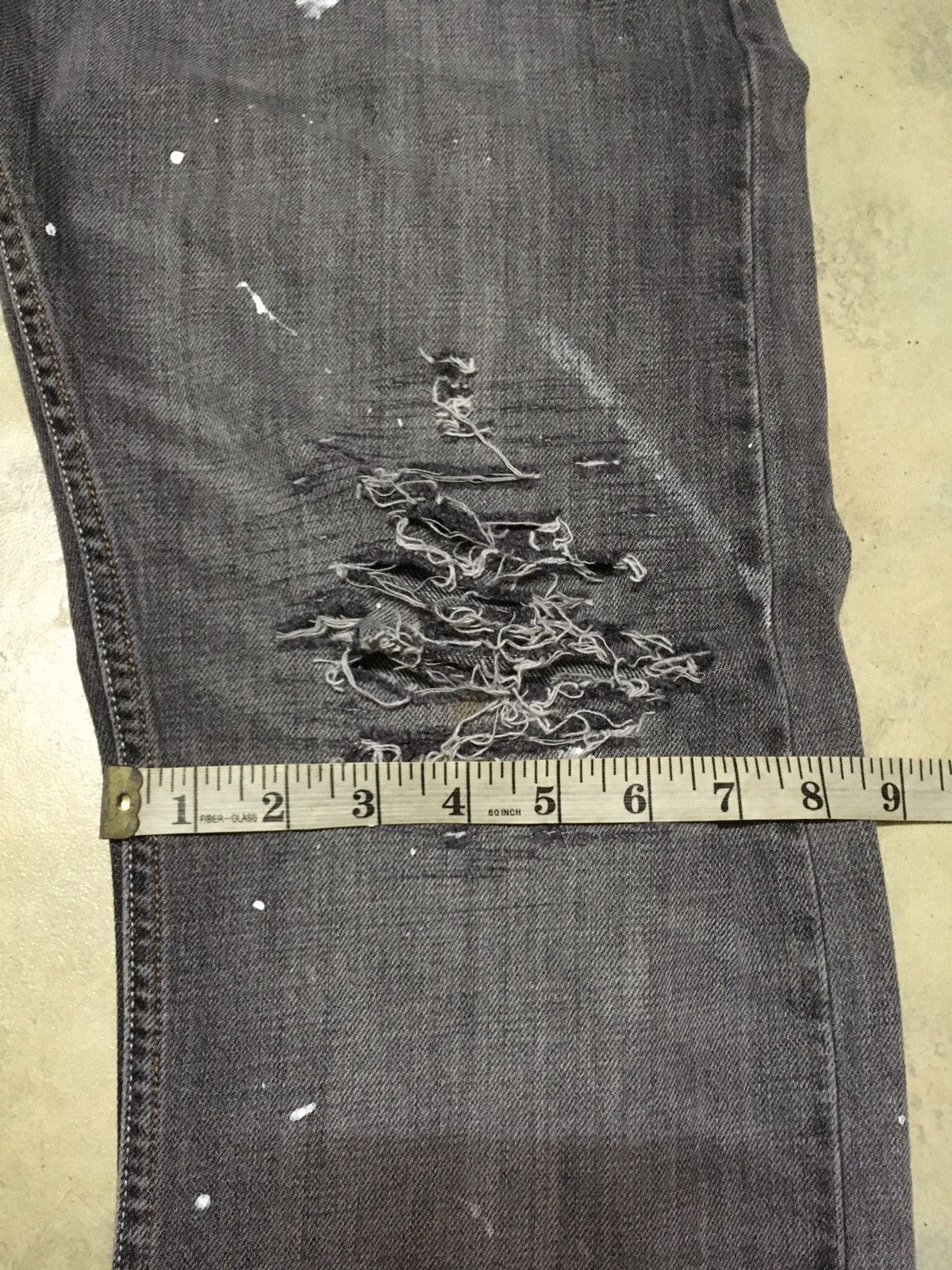Levi's Vintage Levis Distressed Denim Pants Paint Splatter Size US 31 - 15 Thumbnail
