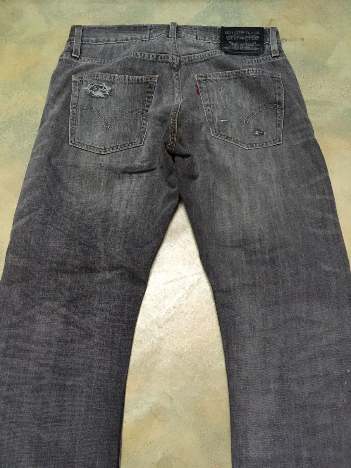 Levi's Vintage Levis Distressed Denim Pants Paint Splatter Size US 31 - 5 Thumbnail