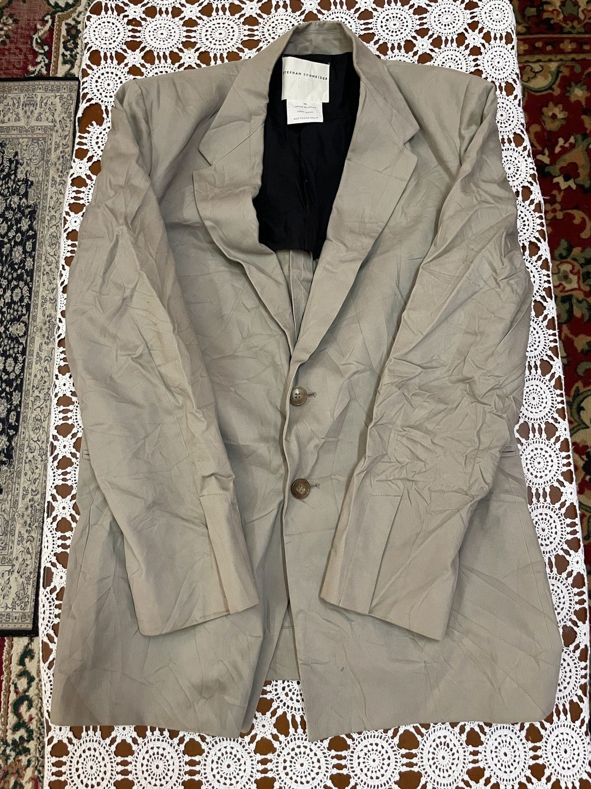 Designer × Stephan Schneider Stephan Schneider Antwerp Designer Blazer Menswear casual M Size US L / EU 52-54 / 3 - 2 Thumbnail