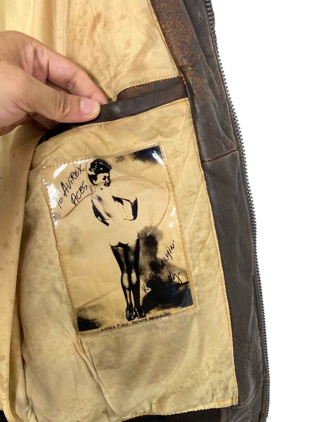 Avirex Vtg 80’s DISTRESSED Avirex Type G-1 Leather Flight Jacket Size US XS / EU 42 / 0 - 6 Thumbnail