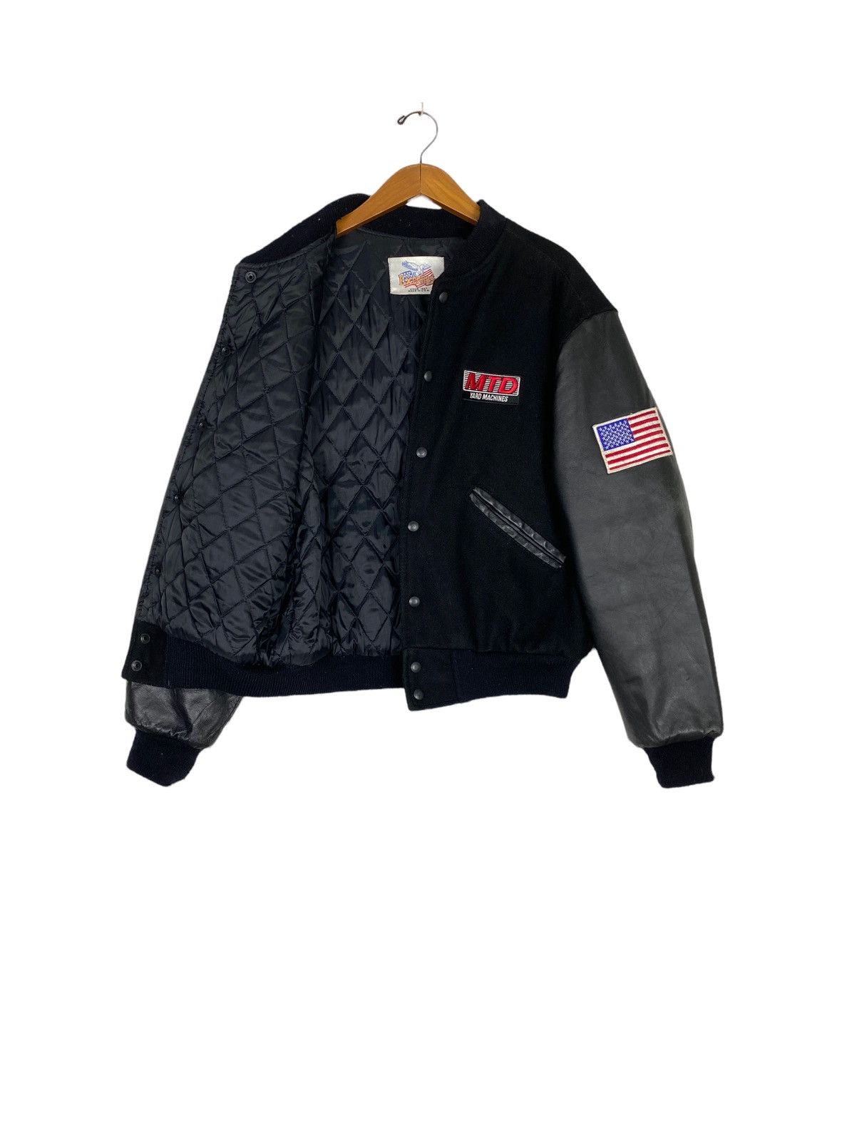 Vintage Rare‼️ Vintage MTD Yard Machines Wool Varsity Bomber Jacket Size US S / EU 44-46 / 1 - 4 Thumbnail