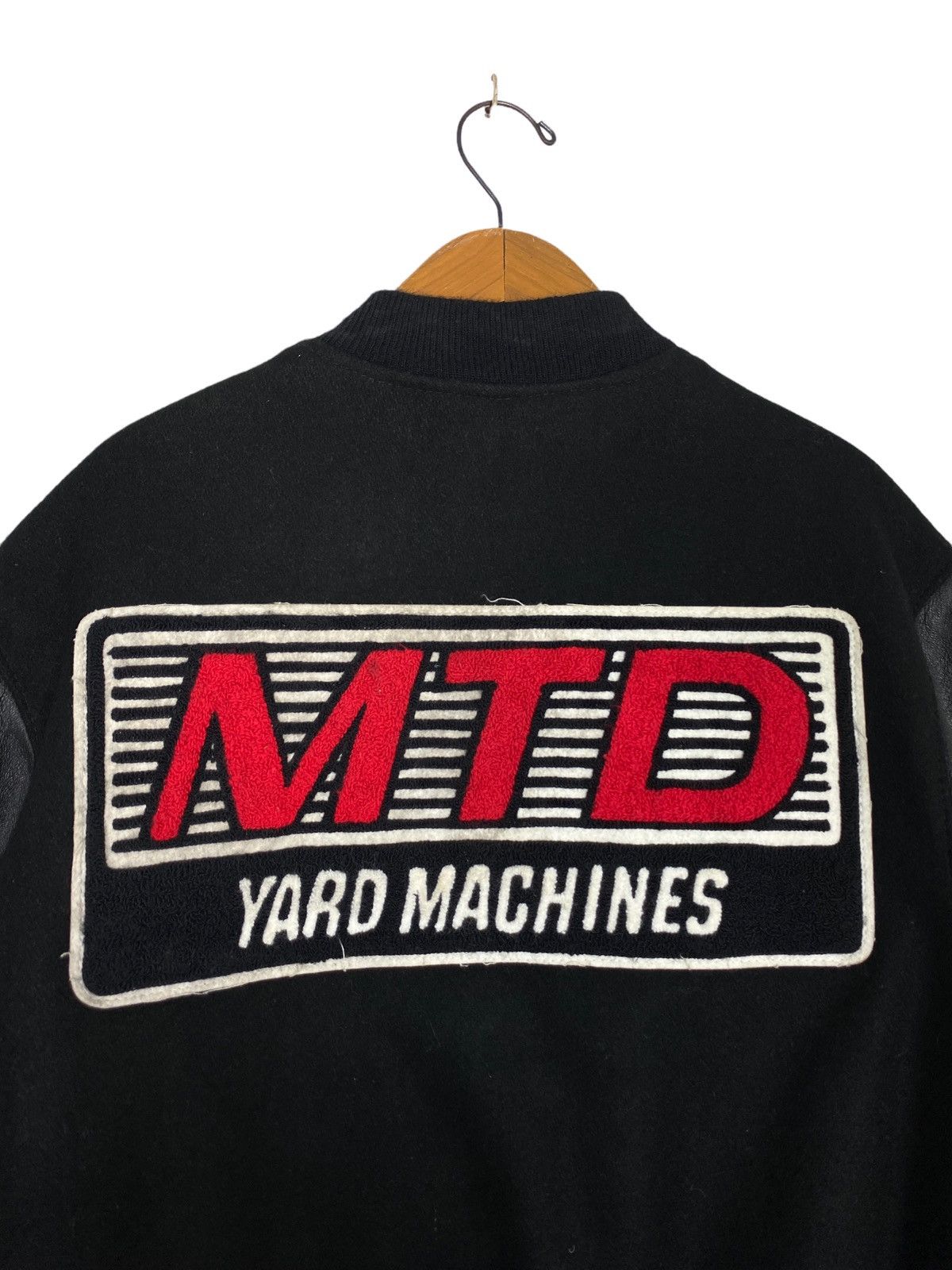 Vintage Rare‼️ Vintage MTD Yard Machines Wool Varsity Bomber Jacket Size US S / EU 44-46 / 1 - 2 Thumbnail