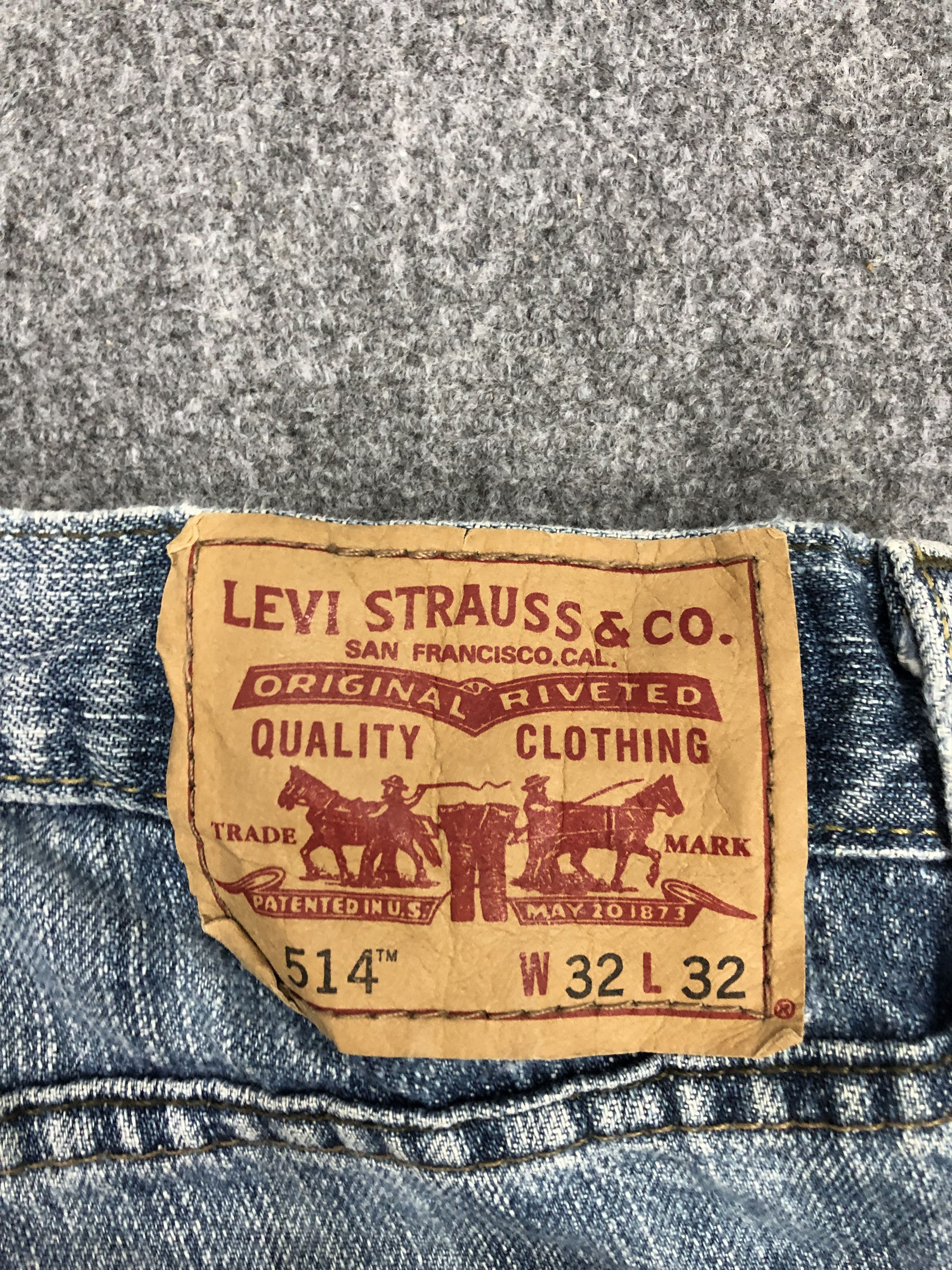 Levi's Vintage Levis 514 Denim DP1130 Size US 33 - 5 Thumbnail