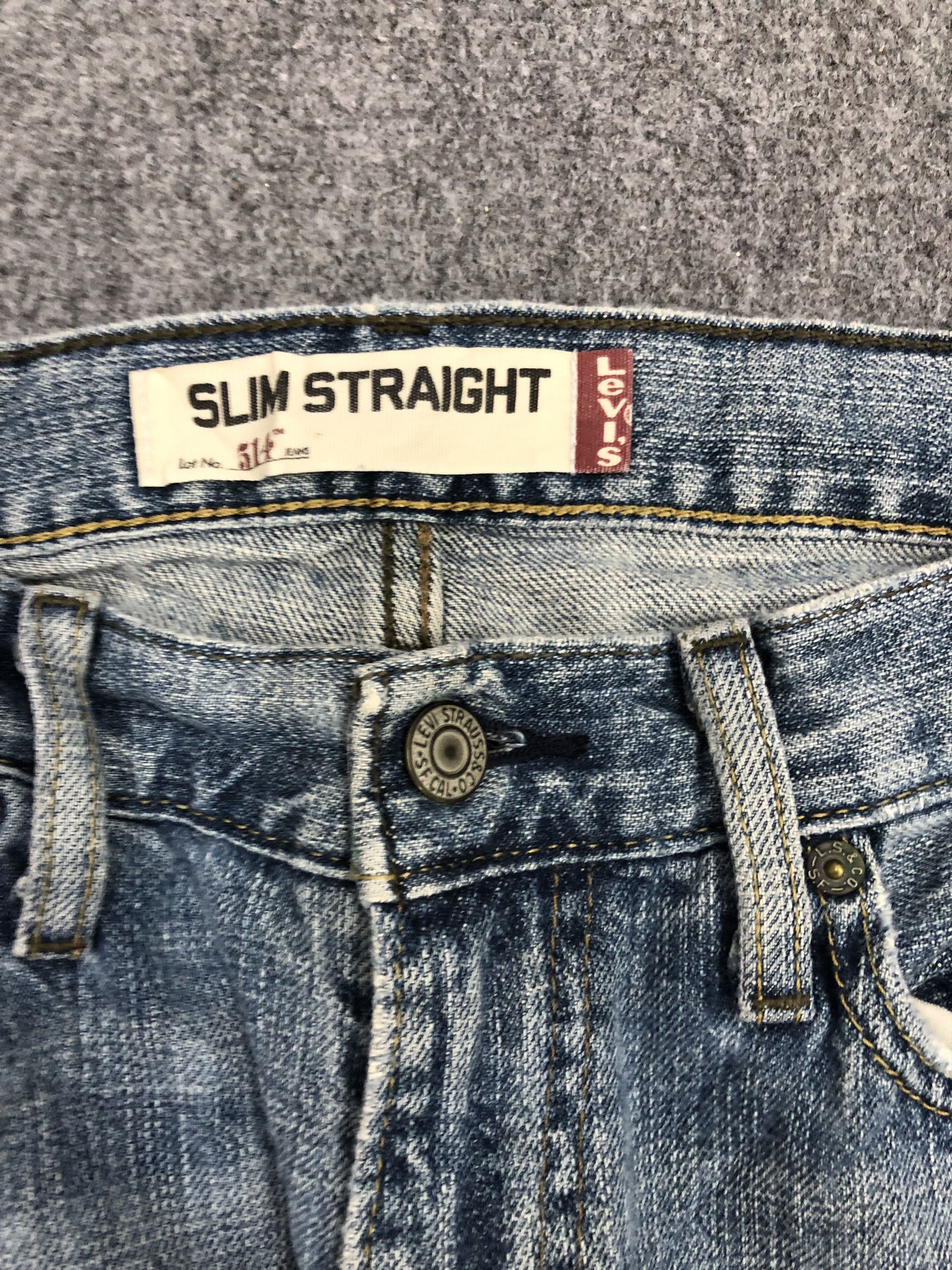 Levi's Vintage Levis 514 Denim DP1130 Size US 33 - 9 Thumbnail