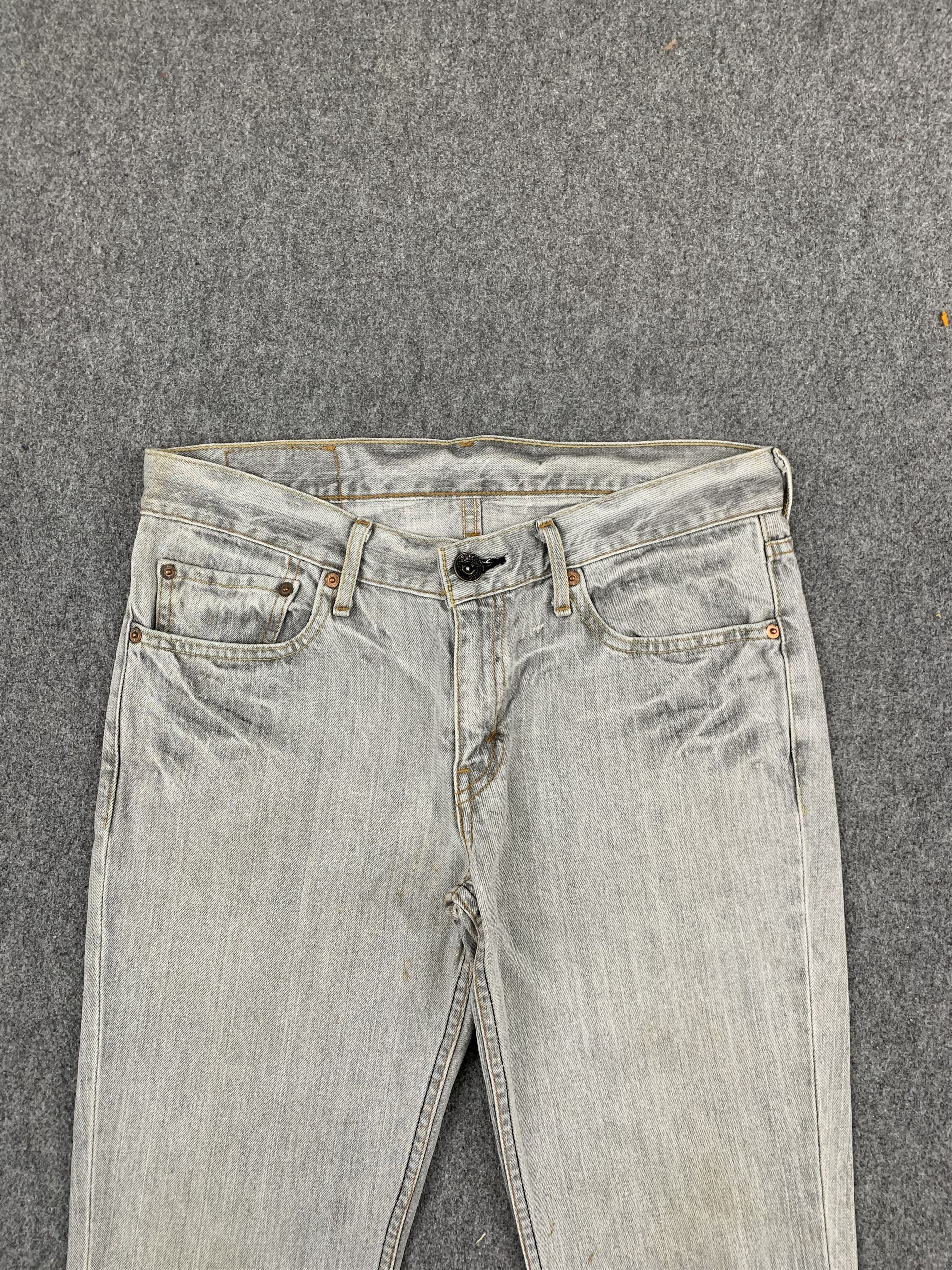Levi's Vintage Levis 605 Faded Black Jeans DP1813 Size US 33 - 2 Thumbnail