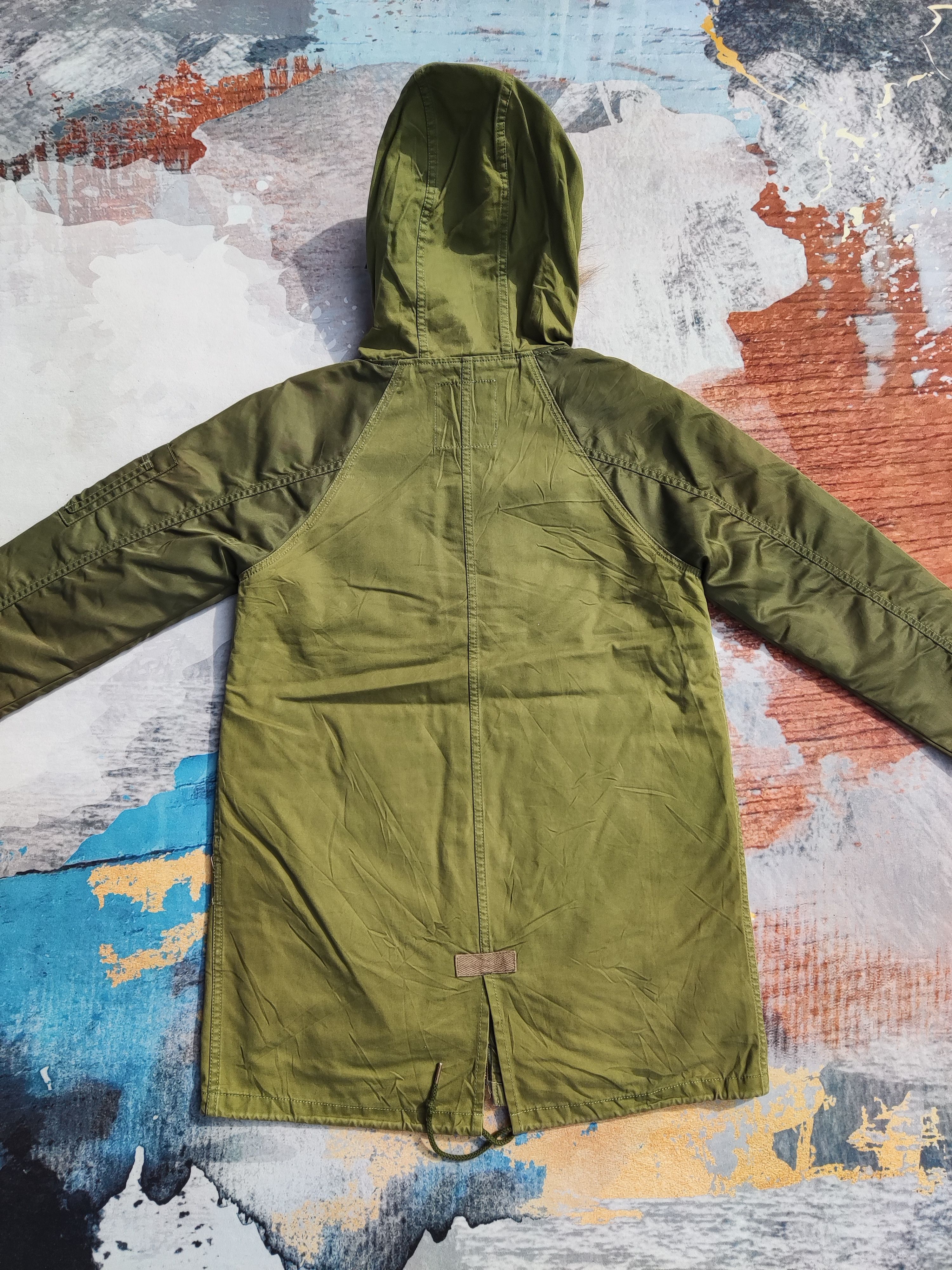 20471120 × Hysteric Glamour X-Girl Military Bomber Parkas Jacket Green Army Size US M / EU 48-50 / 2 - 7 Thumbnail