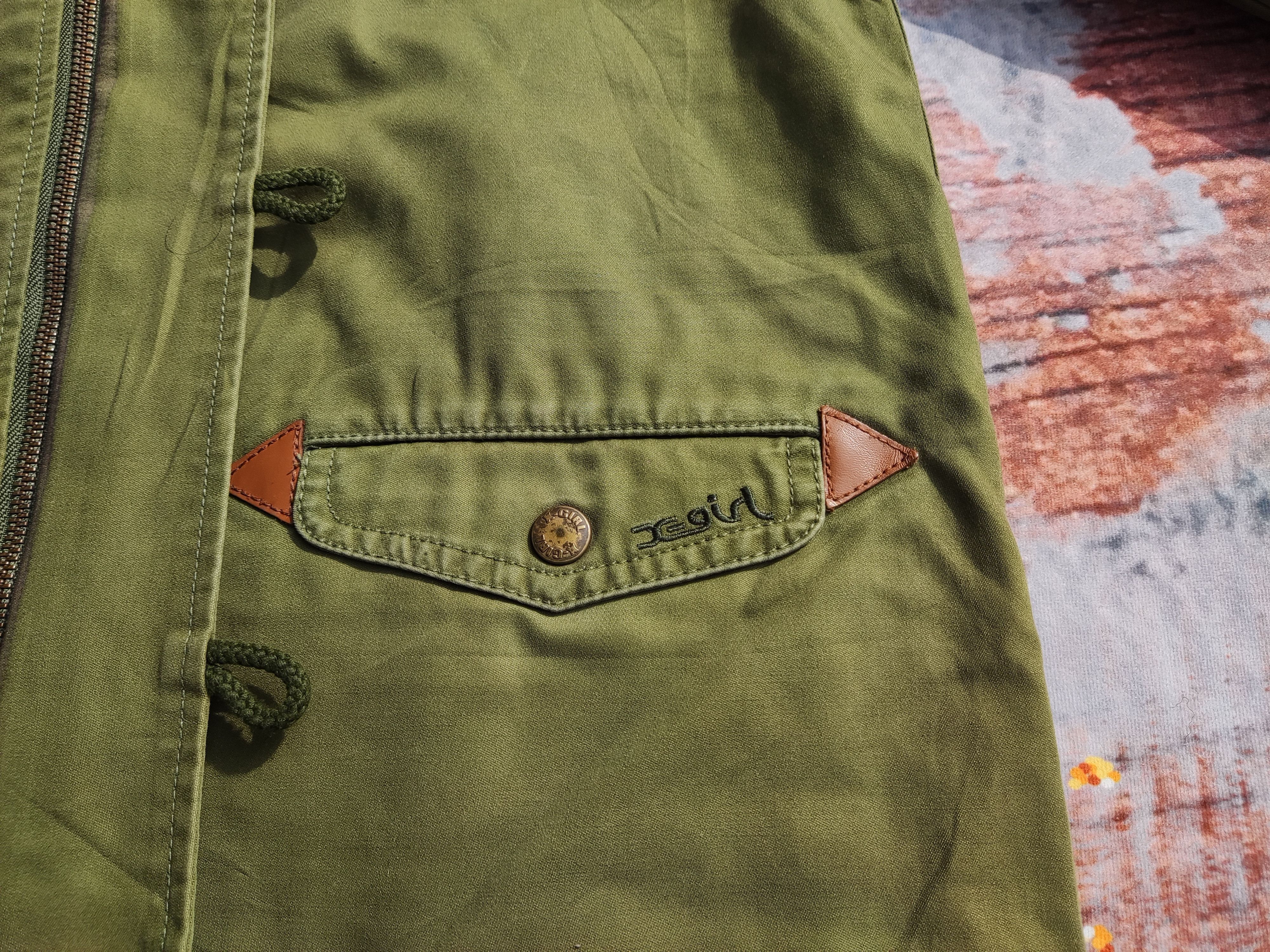 20471120 × Hysteric Glamour X-Girl Military Bomber Parkas Jacket Green Army Size US M / EU 48-50 / 2 - 5 Thumbnail