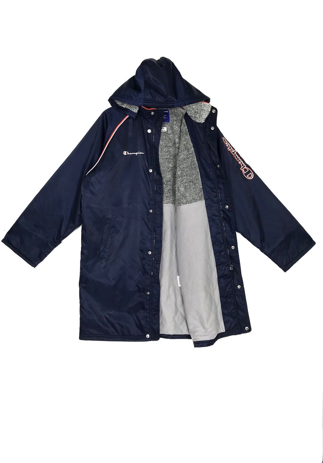 Champion ✔️Rare‼️Champion Parka Embroidery Big Logo Medium Size Size US M / EU 48-50 / 2 - 4 Thumbnail