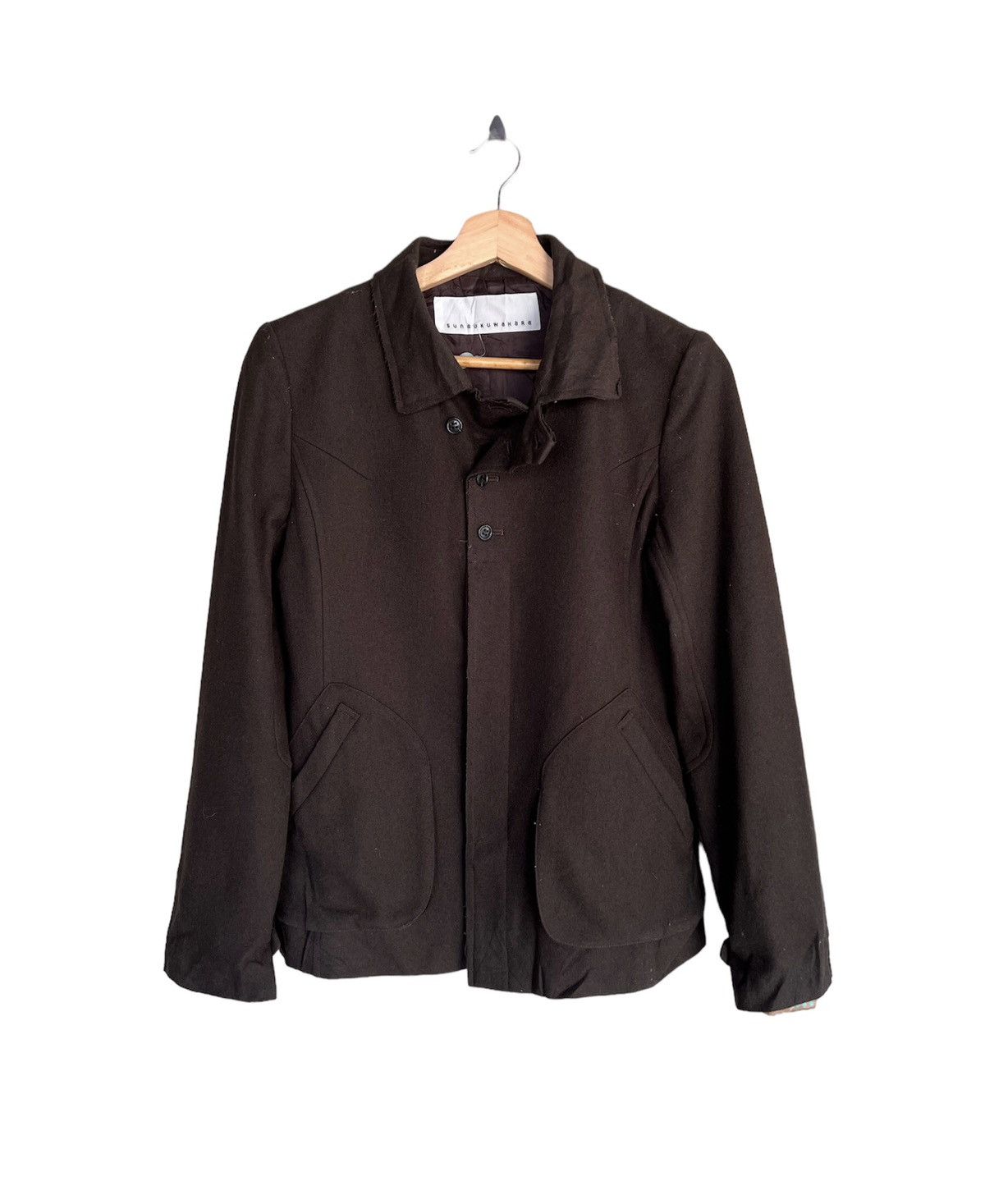 Issey Miyake Sunaokuwahara Issey Miyake Wool Jacket Size US S / EU 44-46 / 1 - 1 Thumbnail